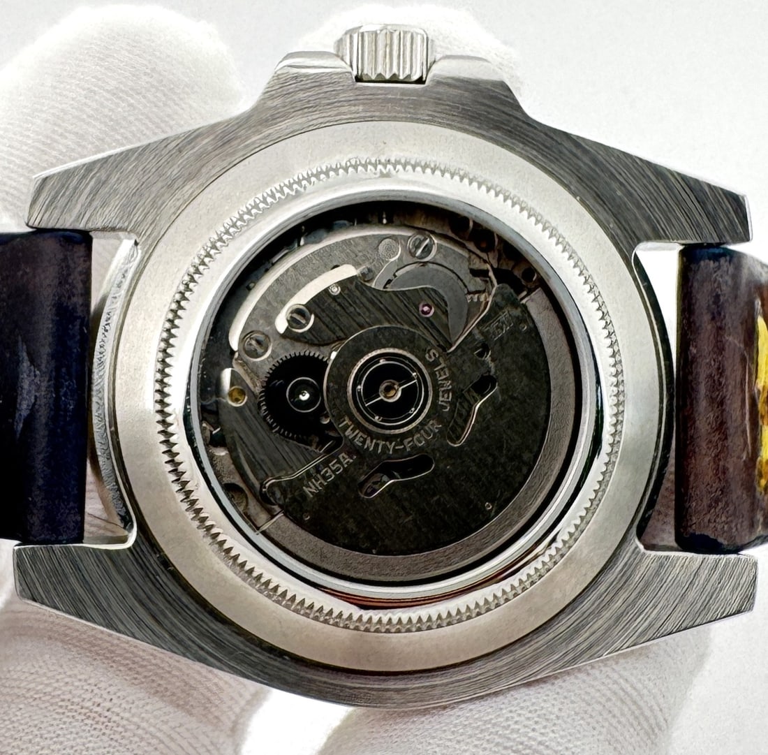 Custom Swiss Pocket Dial Conversion Automatic Diver Wristwatch - 3