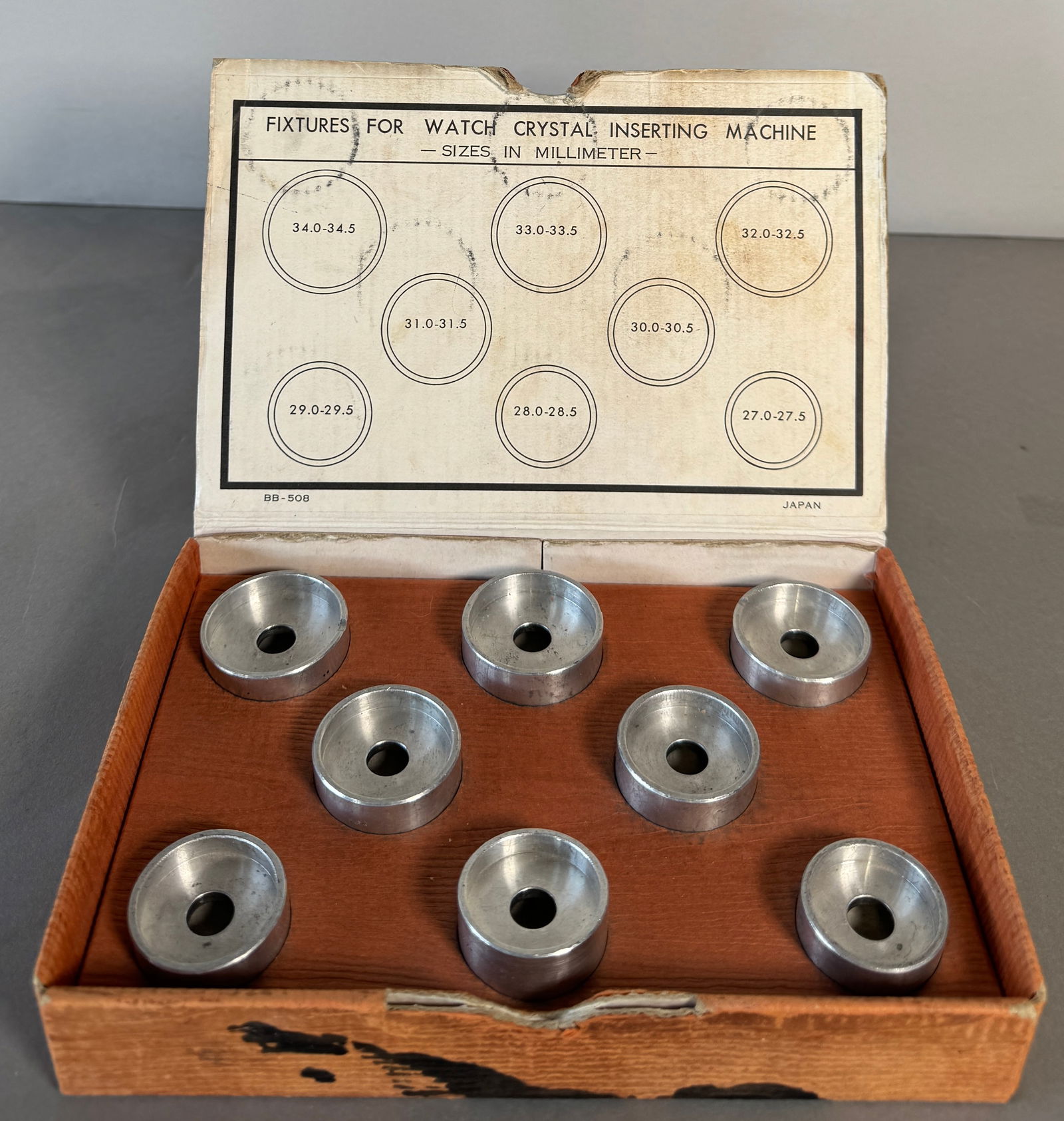 BB Crystal Watch Crystal Aluminum Die Set (Large Diameter) (1 of 4)