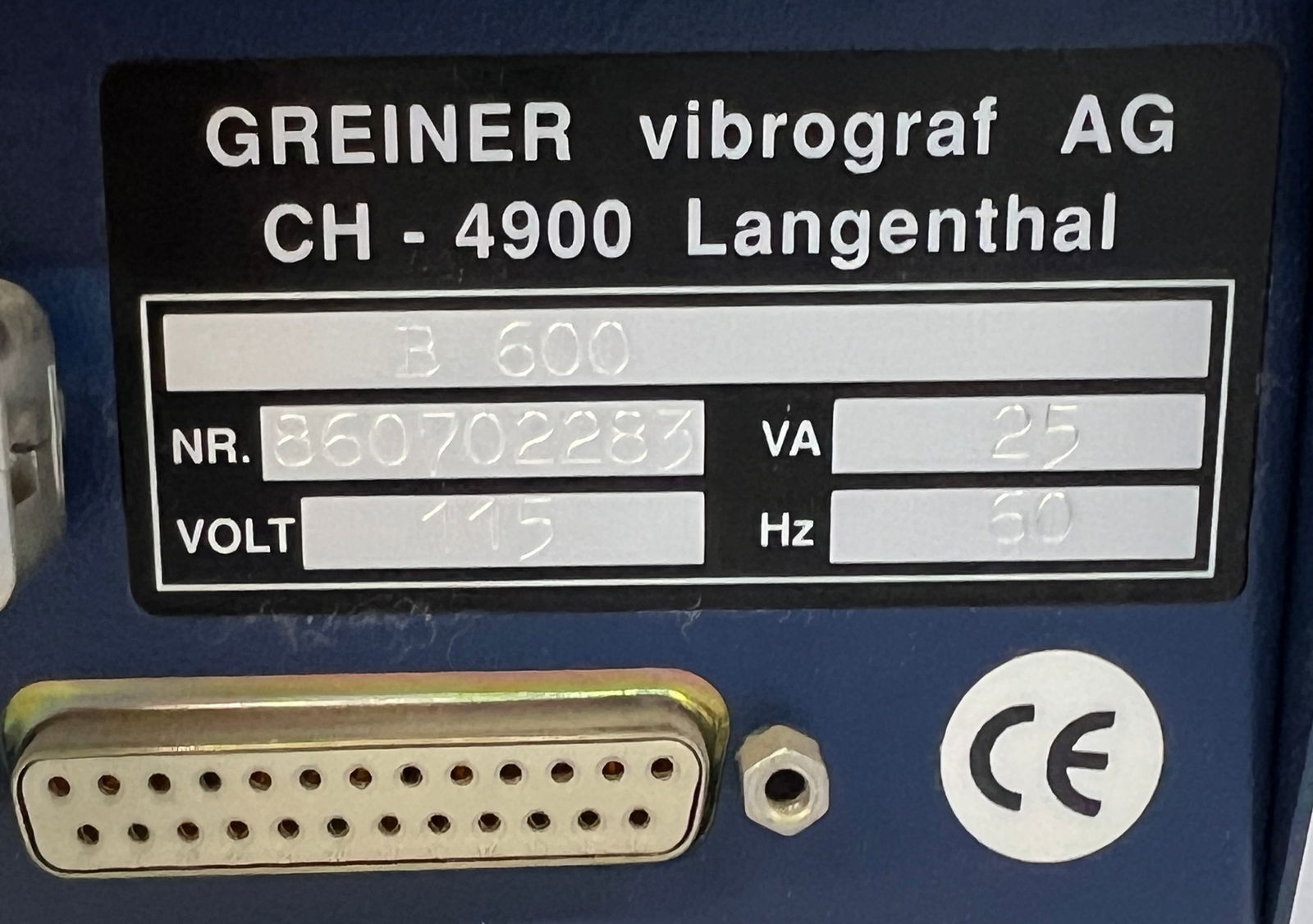 Greiner Vibrograf B 600 Watch Timer - 3