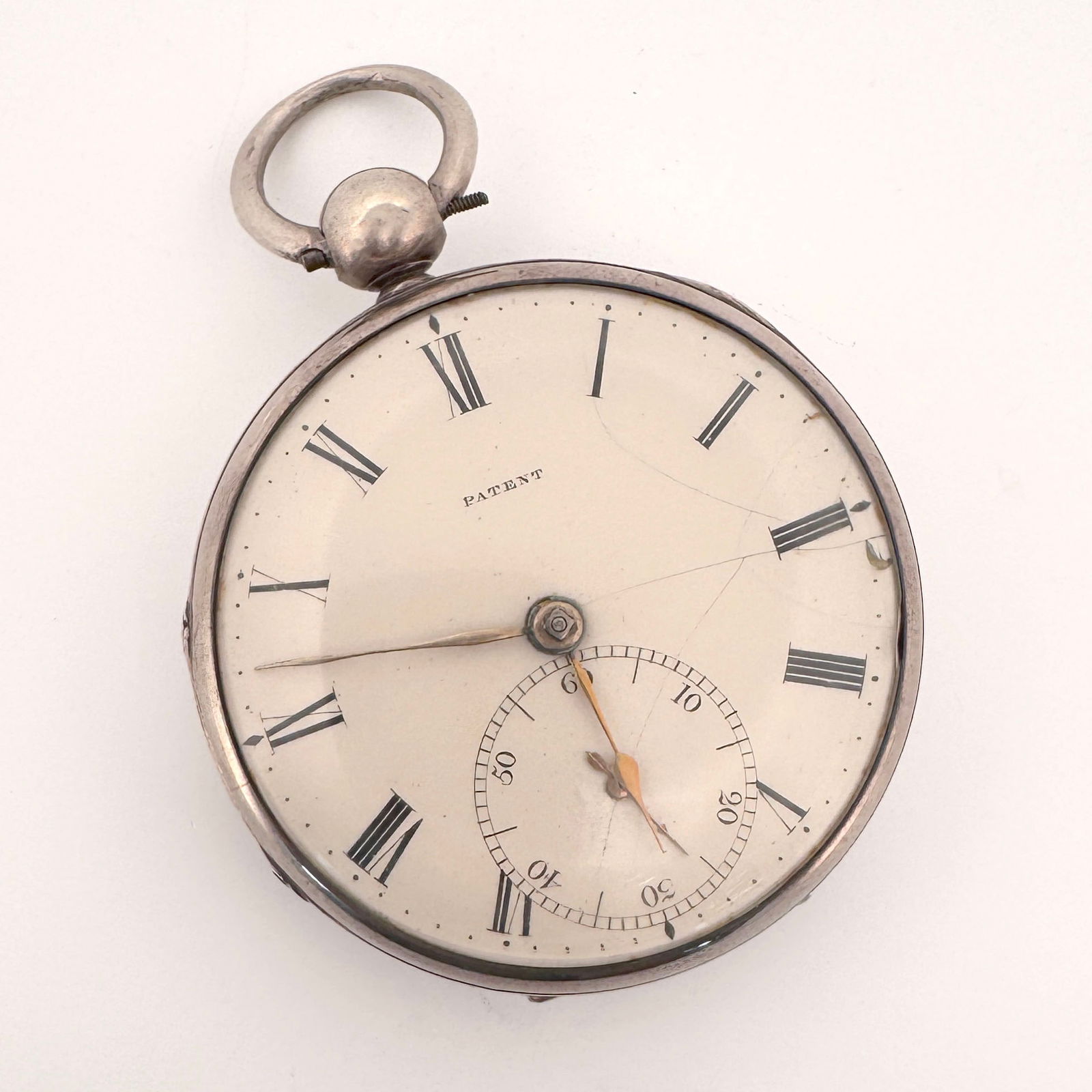 Sterling Silver Pocket Watch, John Stone Liverpool, No. 9033 (1 of 7)