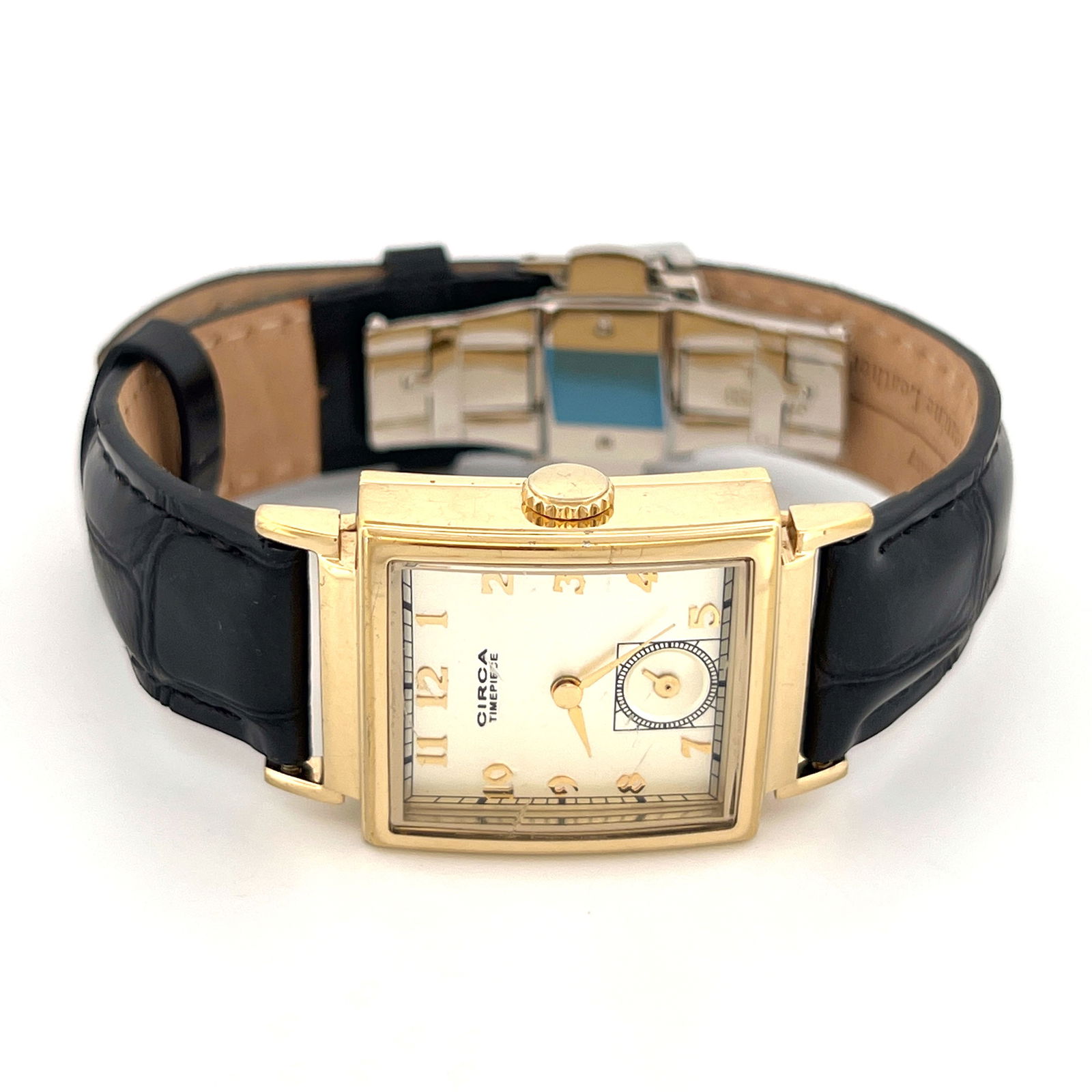 Circa Watch Company 23K Gold Plated Quartz Wristwatch (1 of 6)
