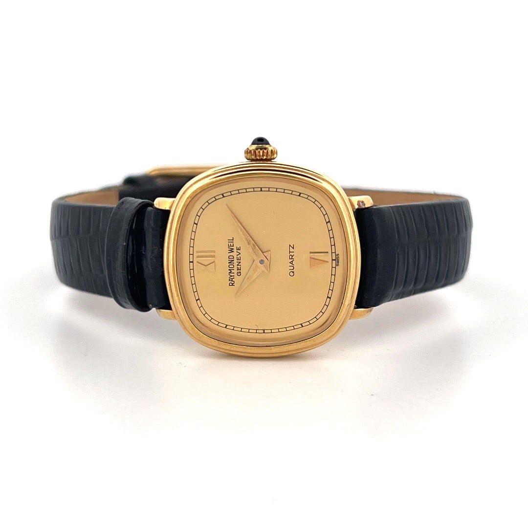 Raymond Weil Geneve Quartz Wristwatch, 18k Gold Plated (1 of 6)