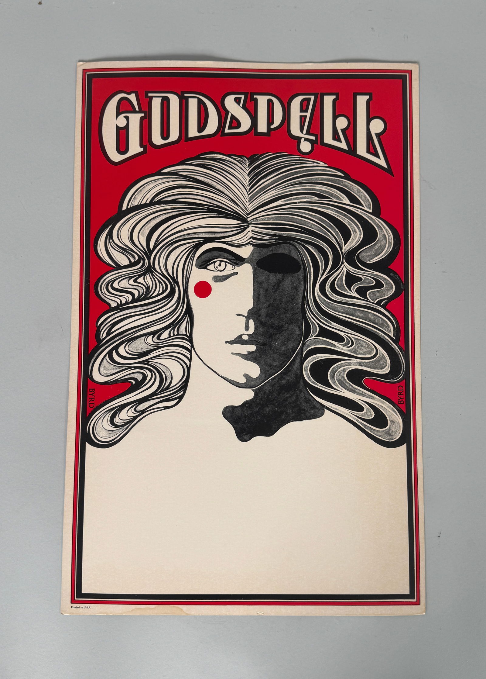 "Godspell" Poster, 1971