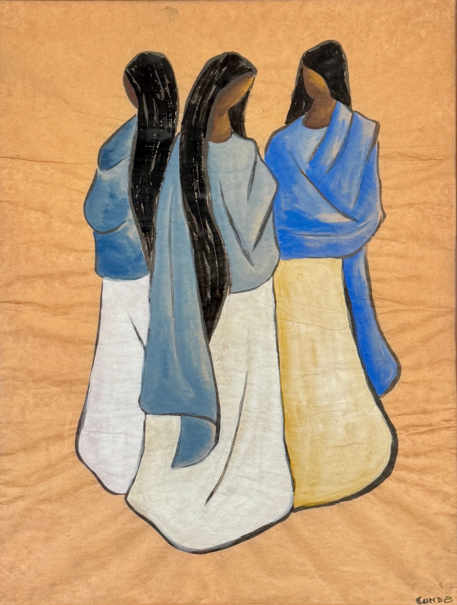 Three Paintings on Paper - 2