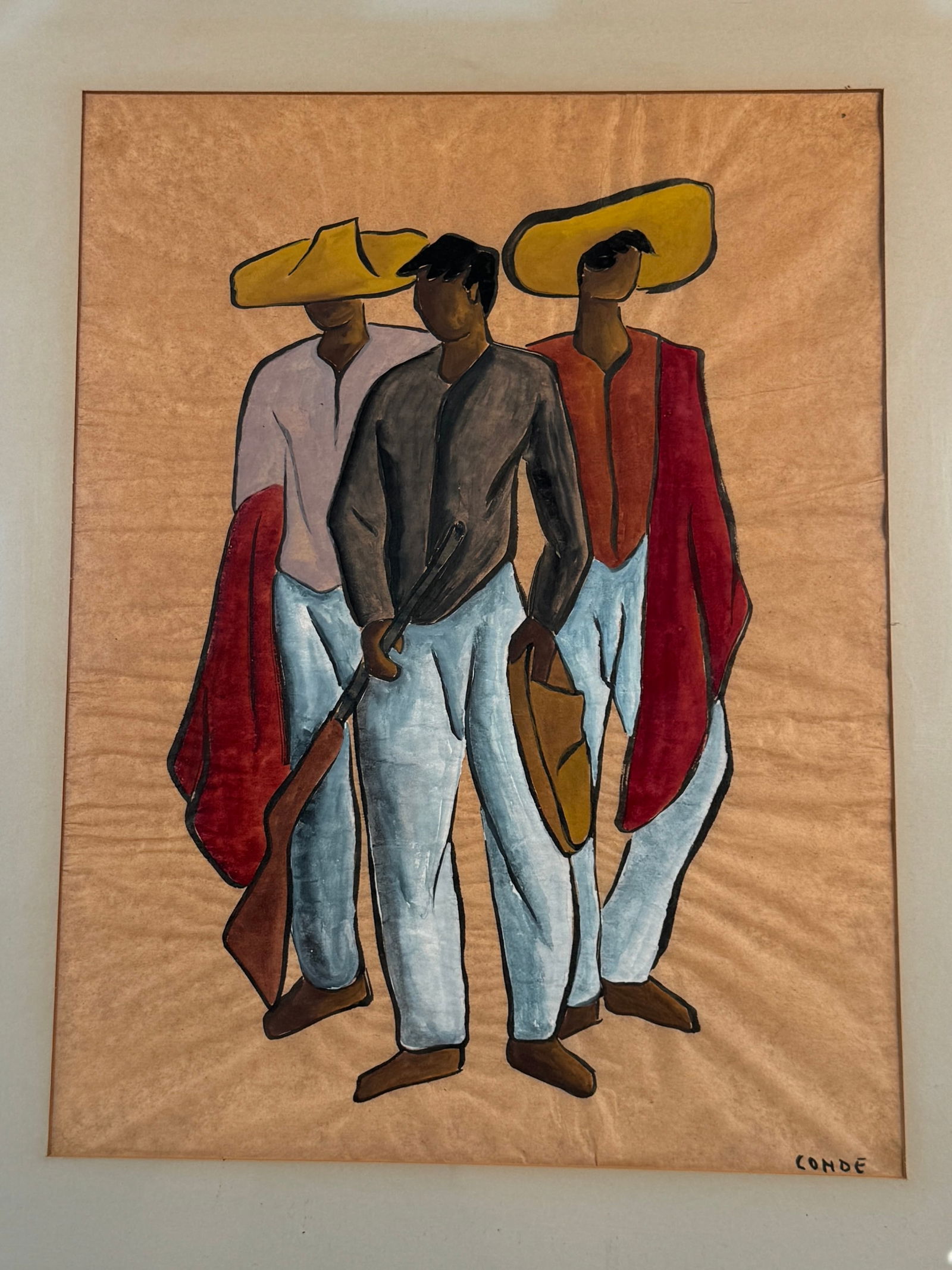 Three Paintings on Paper - 3