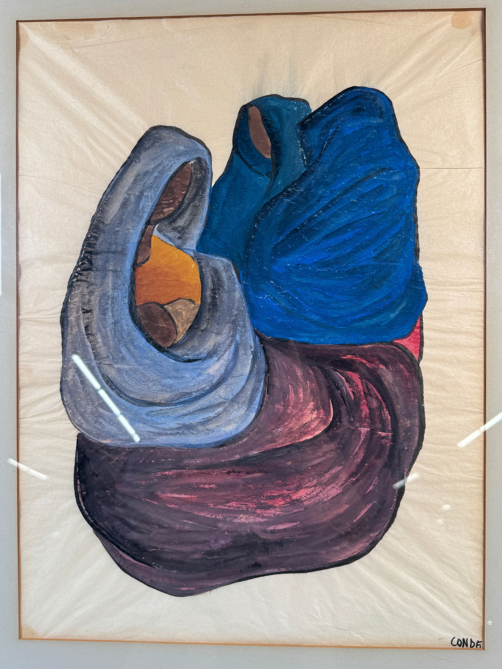 Three Paintings on Paper - 4