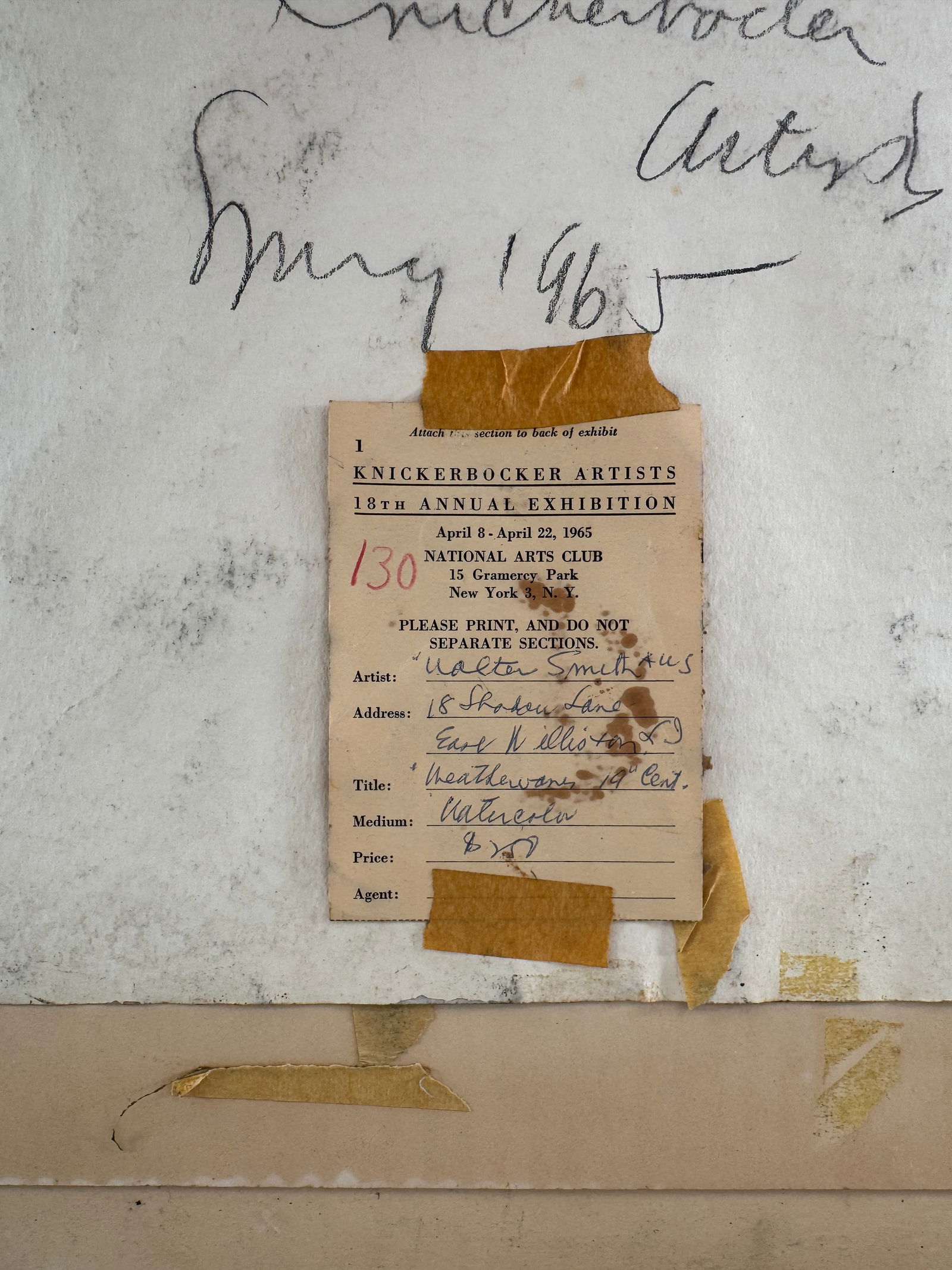 Walter Smith Watercolor - 5