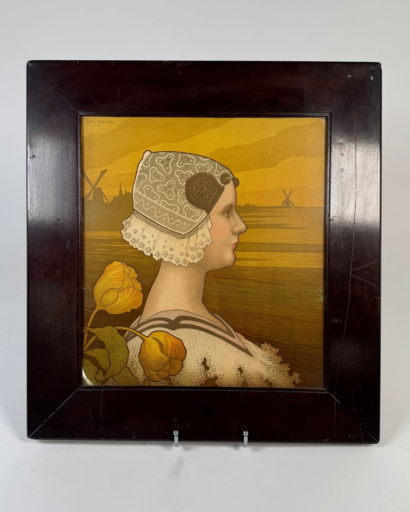 "Queen Wilhelmina of the Netherlands" Lithograph by Paul Berthon (1 of 3)