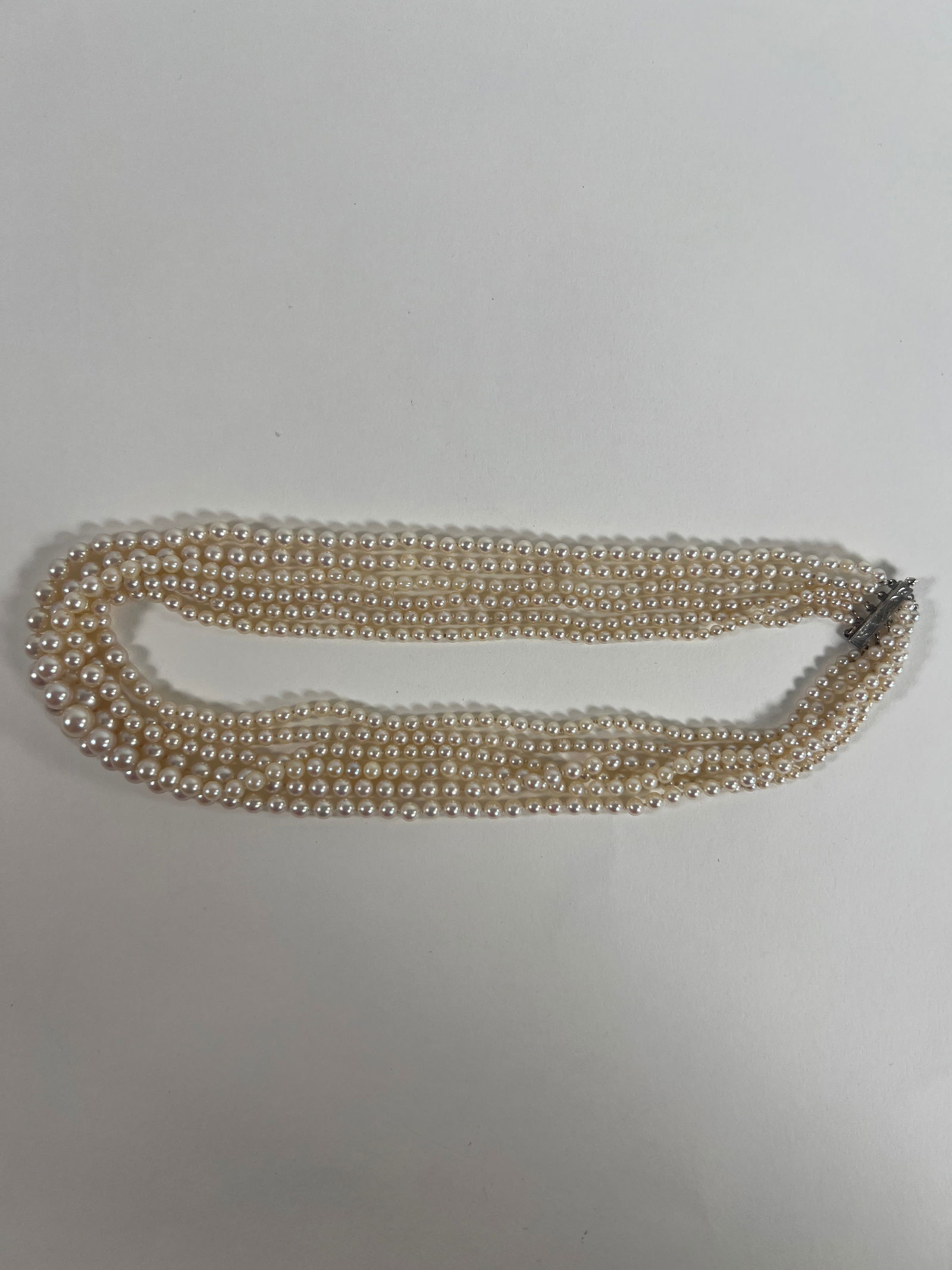 Multi-Strand Pearl Necklace - 3