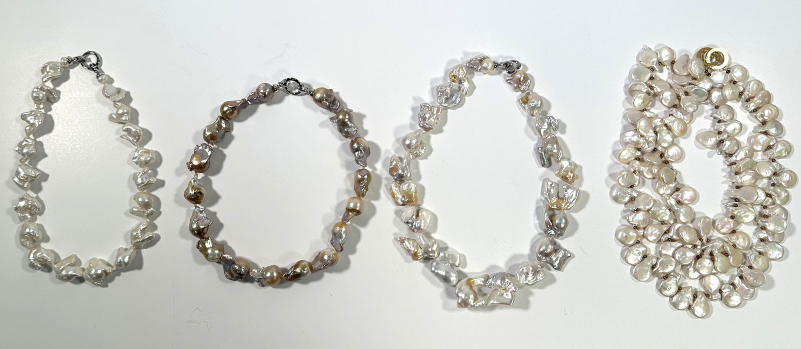 Four Baroque Pearl Necklaces and Bracelets (1 of 5)