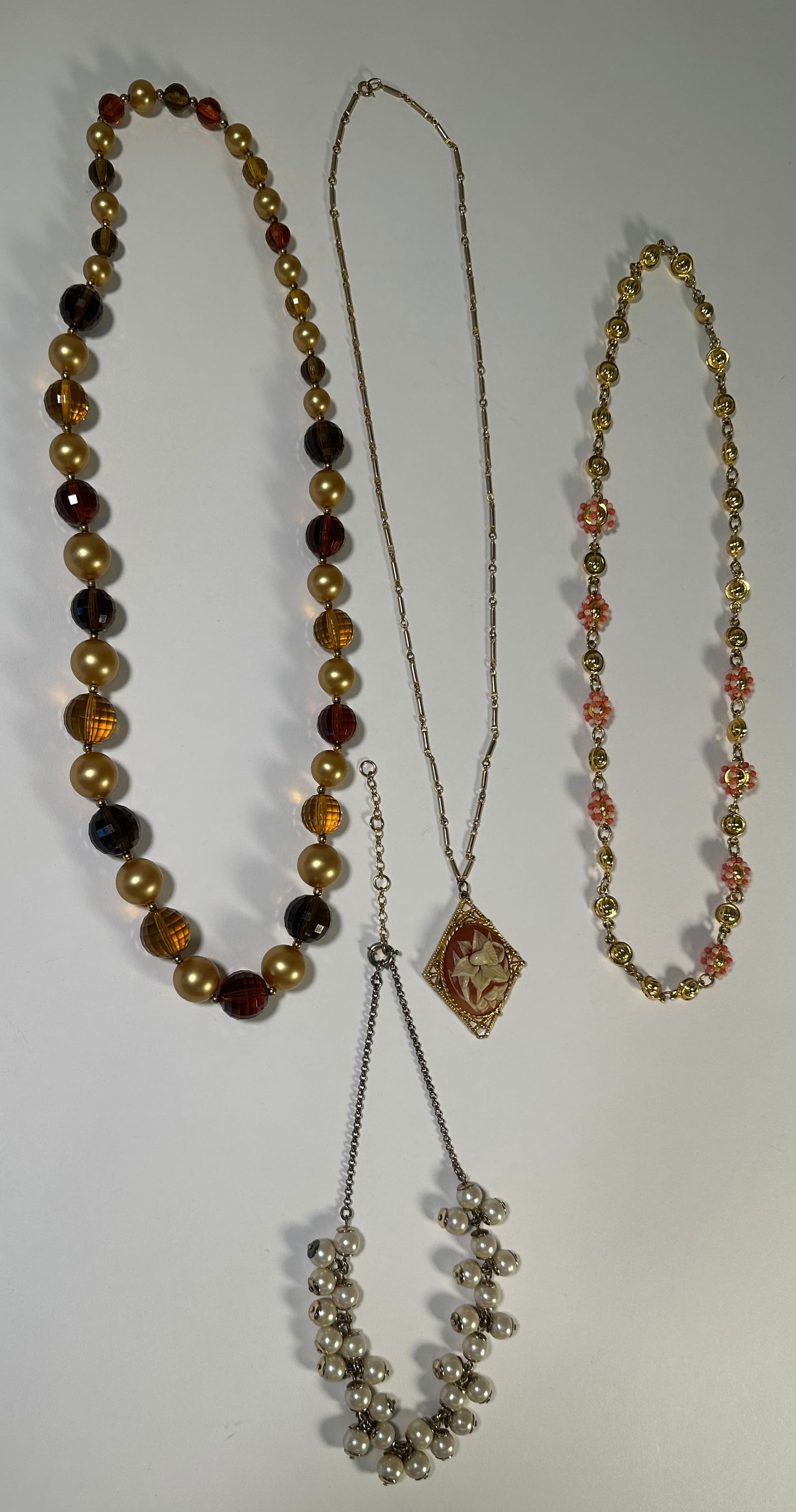 Four Costume Necklaces - 2