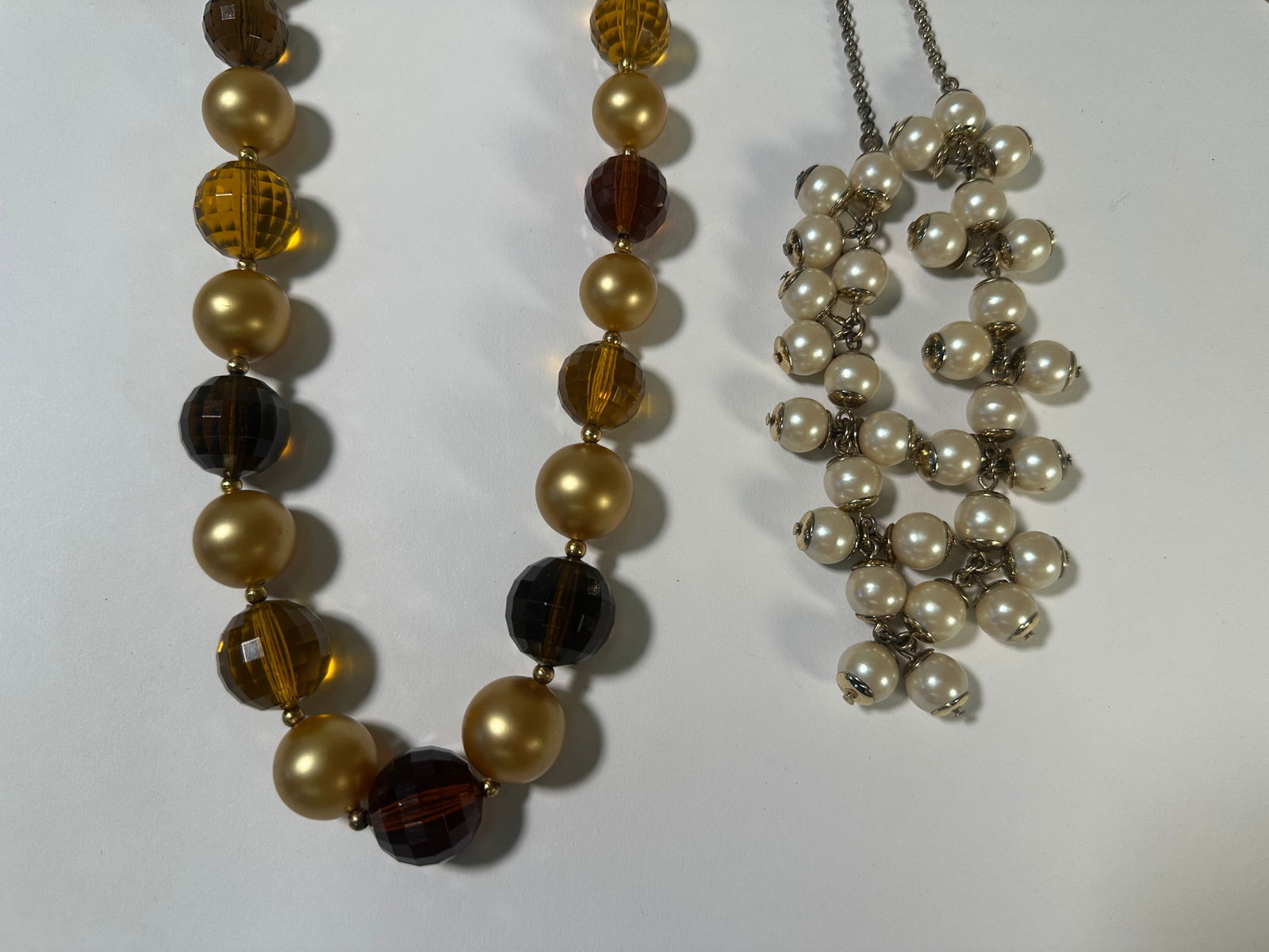 Four Costume Necklaces - 3