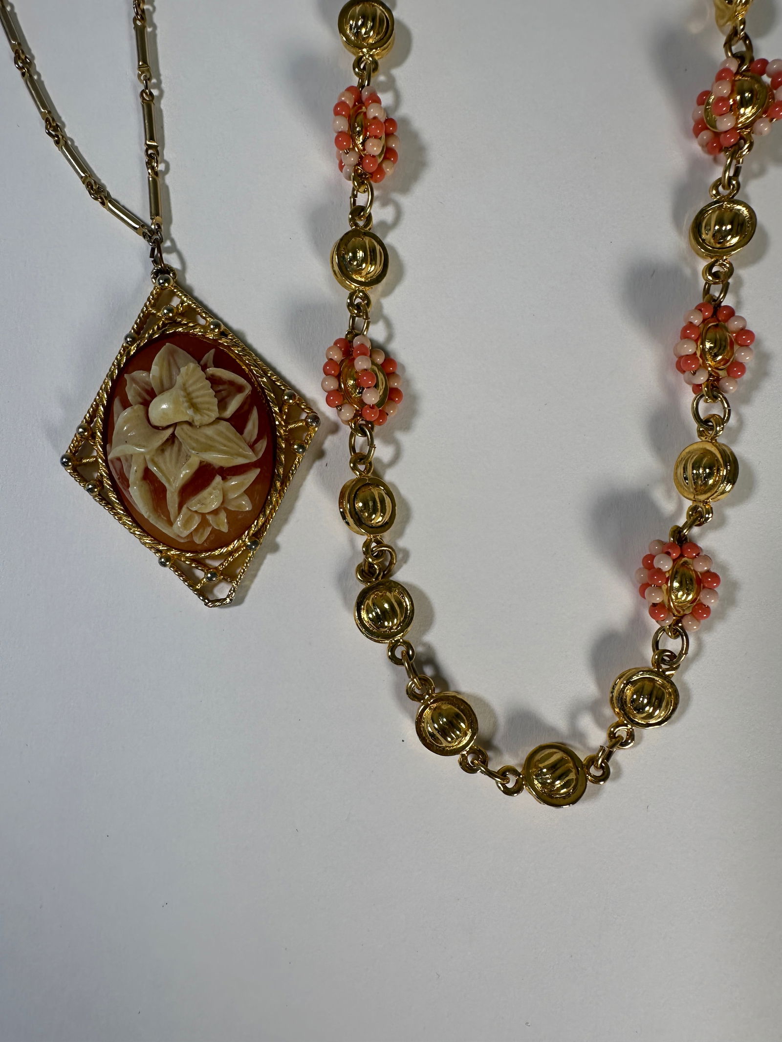 Four Costume Necklaces - 4