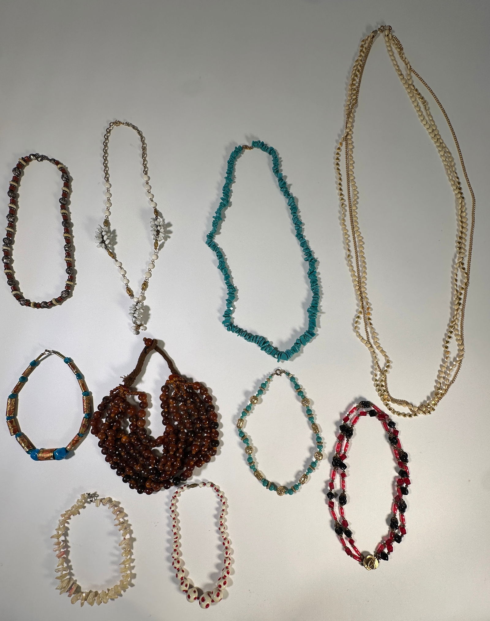 Collection of Costume Necklaces - 10 Pieces (1 of 6)