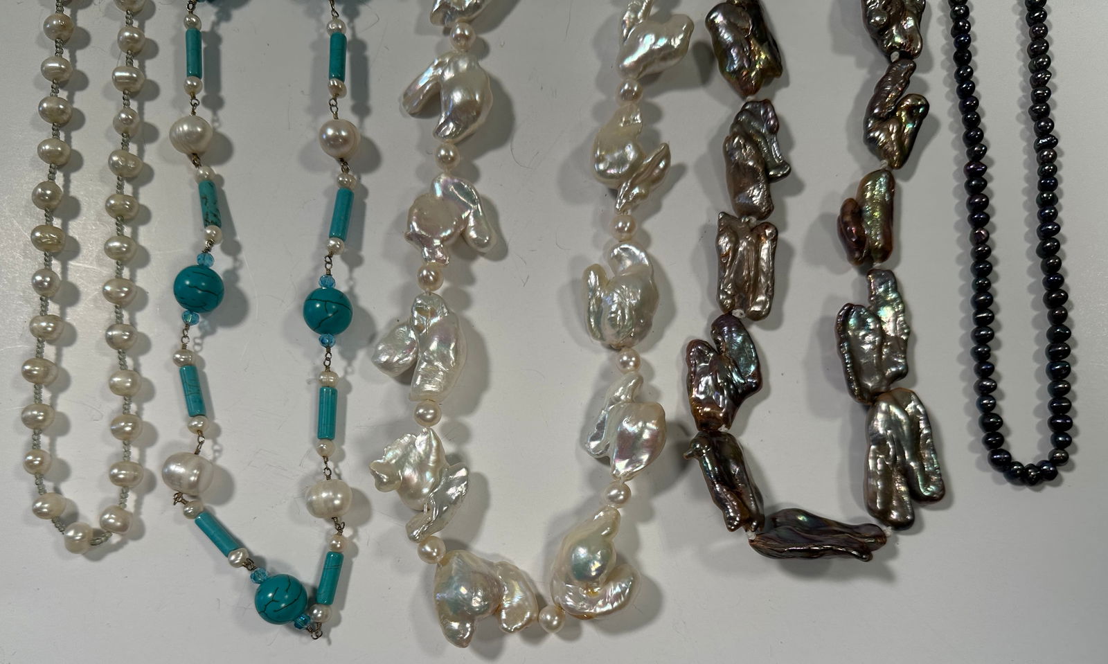 Five Assorted Beaded Necklaces - 2