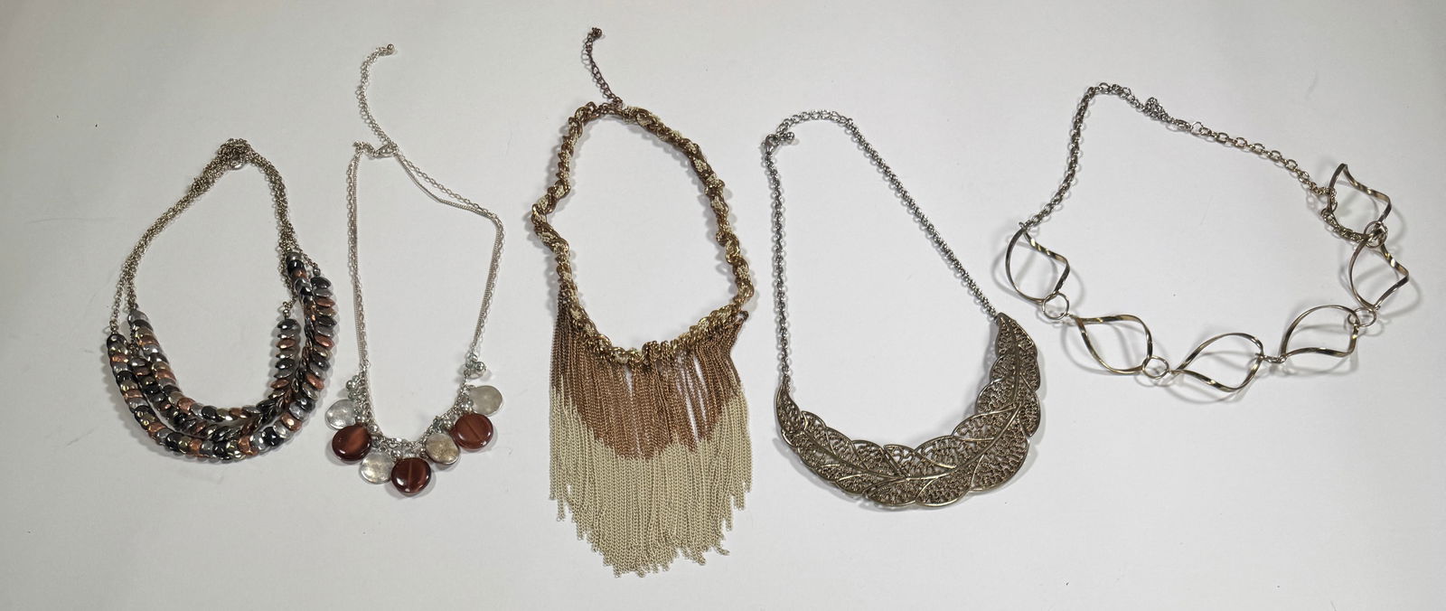 Group of Five Fashion Necklaces (1 of 7)