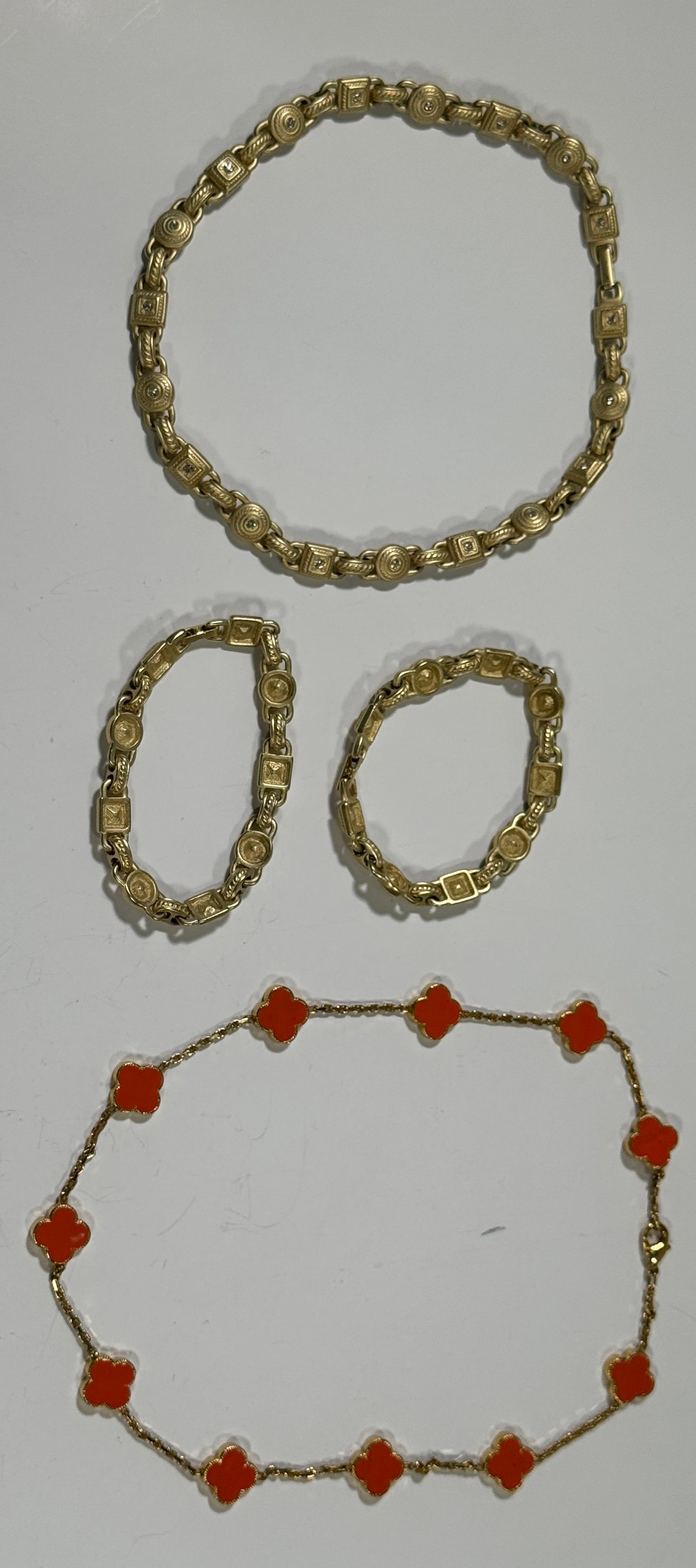 Gold Tone Costume Jewelry Assortment (1 of 5)
