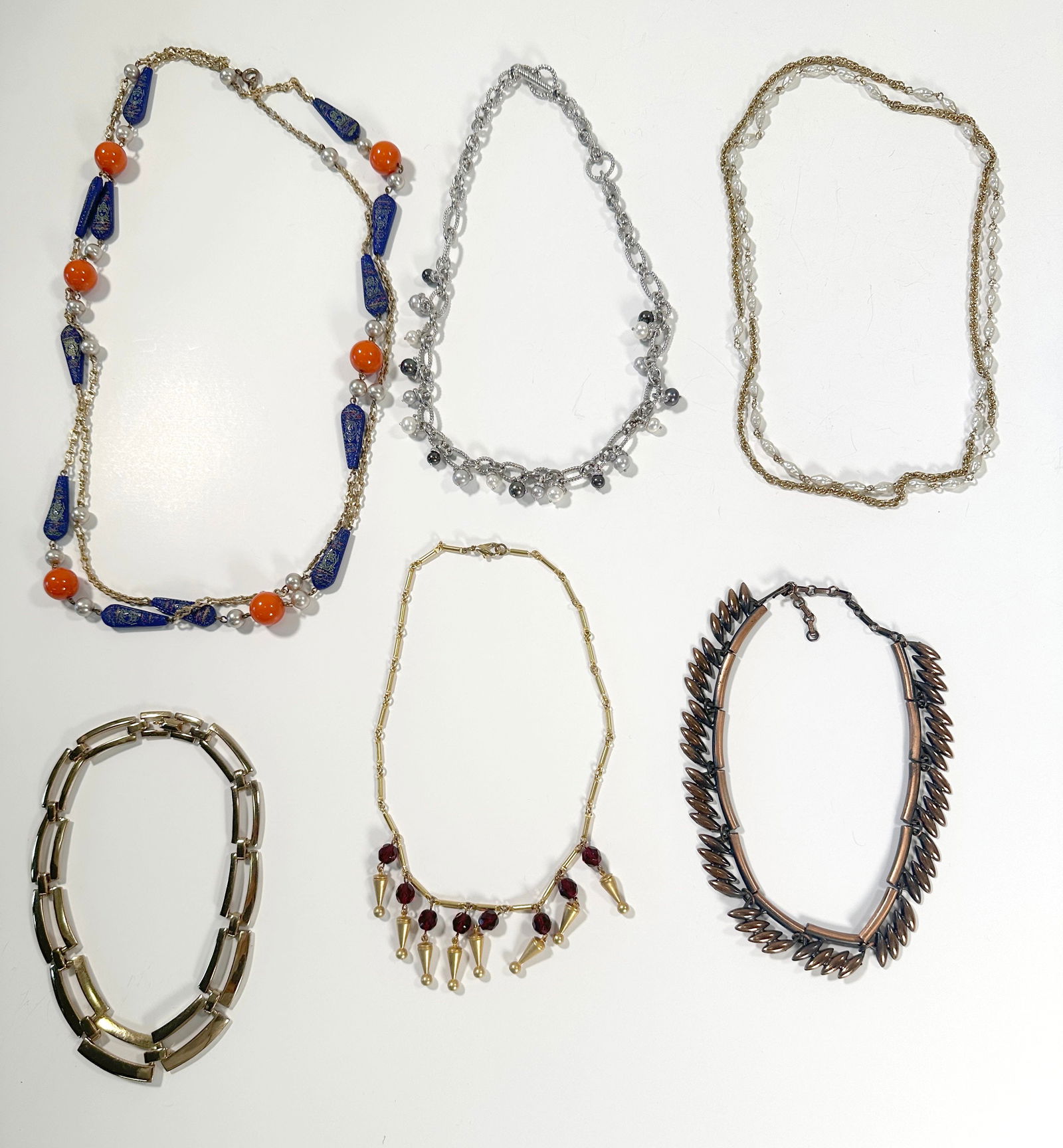 Group of Six Costume Necklaces (1 of 7)