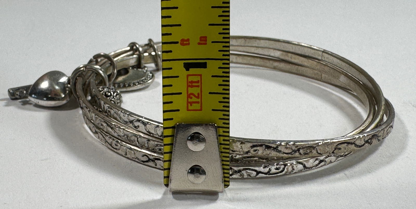 Group of Assorted Metal Bangles - 7