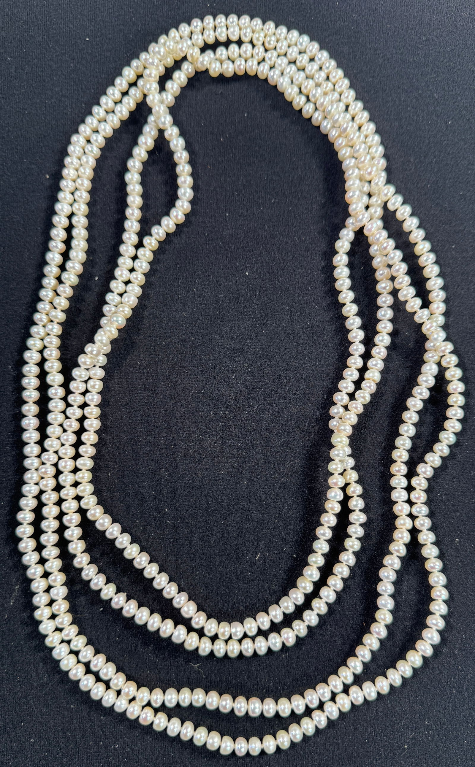 Long Pearl Necklace - 5