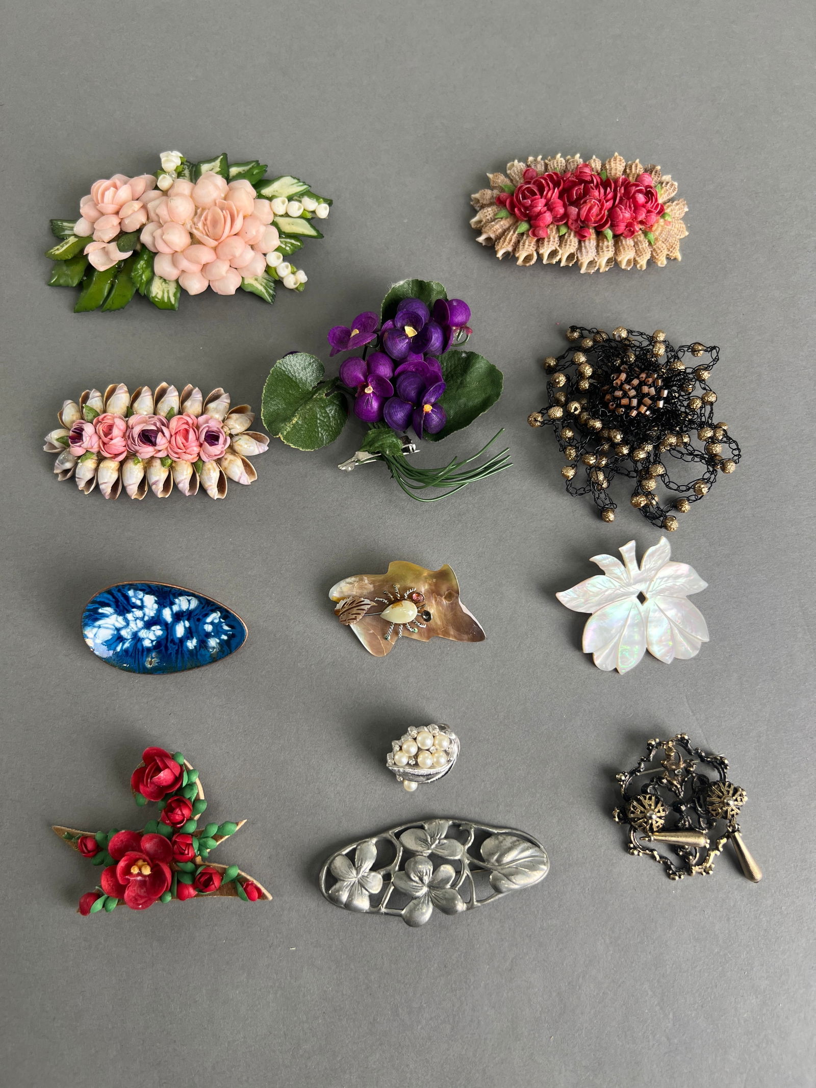 Collection of Costume Brooches - 12 Pieces (1 of 5)