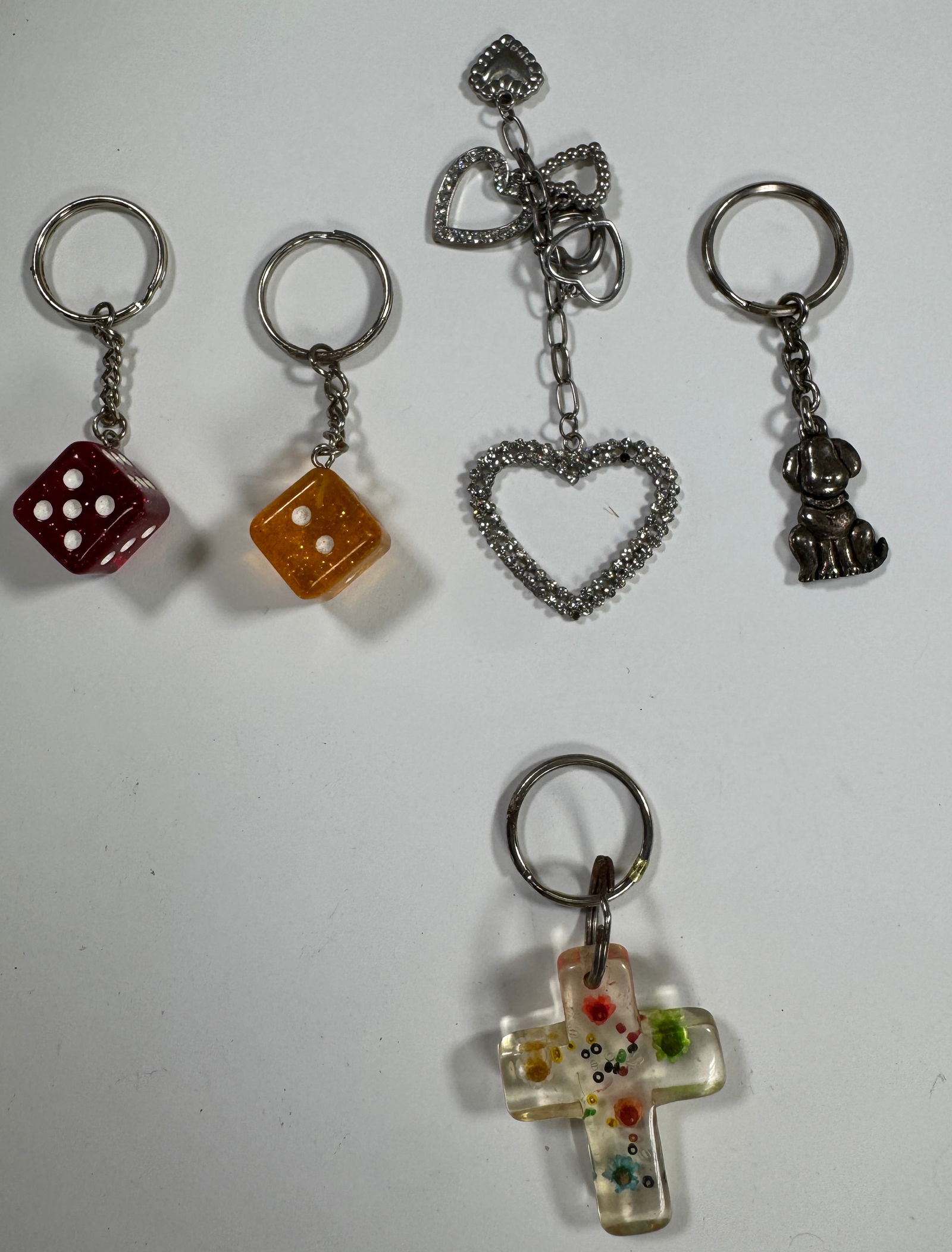 Group of Five Keychains - 3