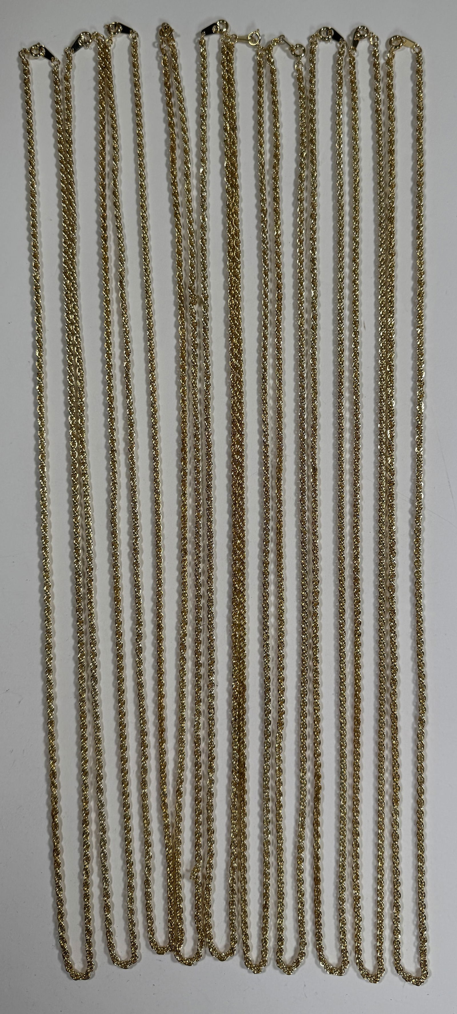 Group of Gold Tone Metal Chains (1 of 1)