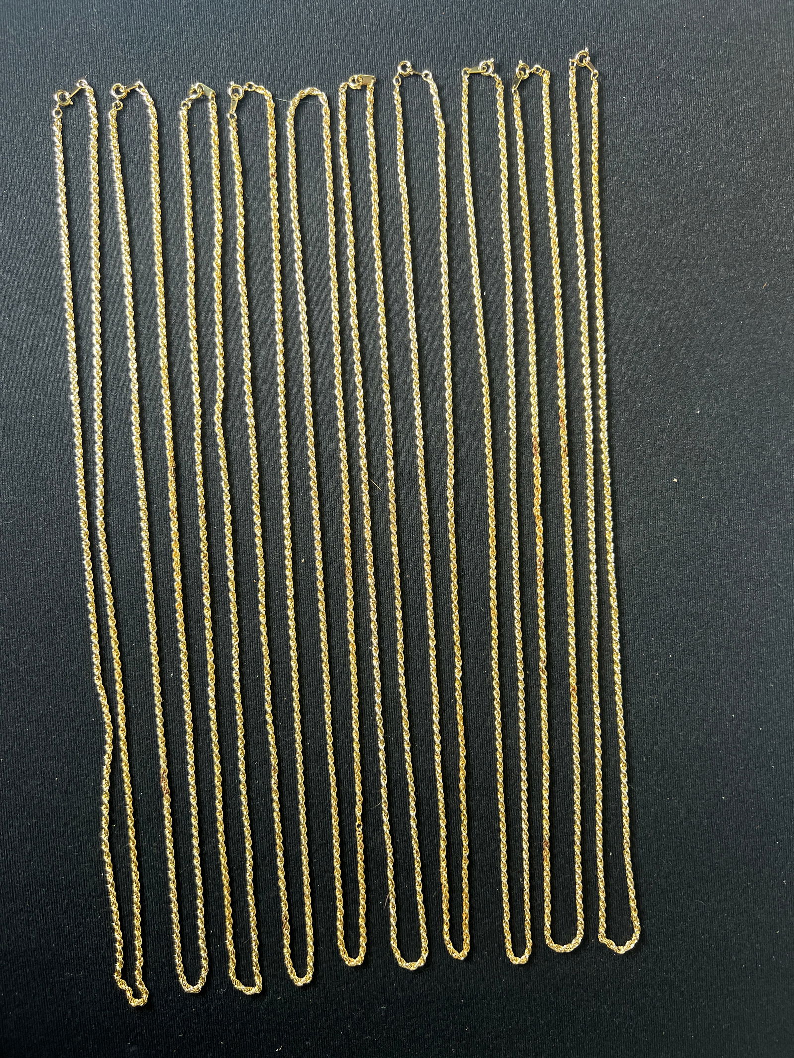 Group of Gold Tone Metal Chains (1 of 3)