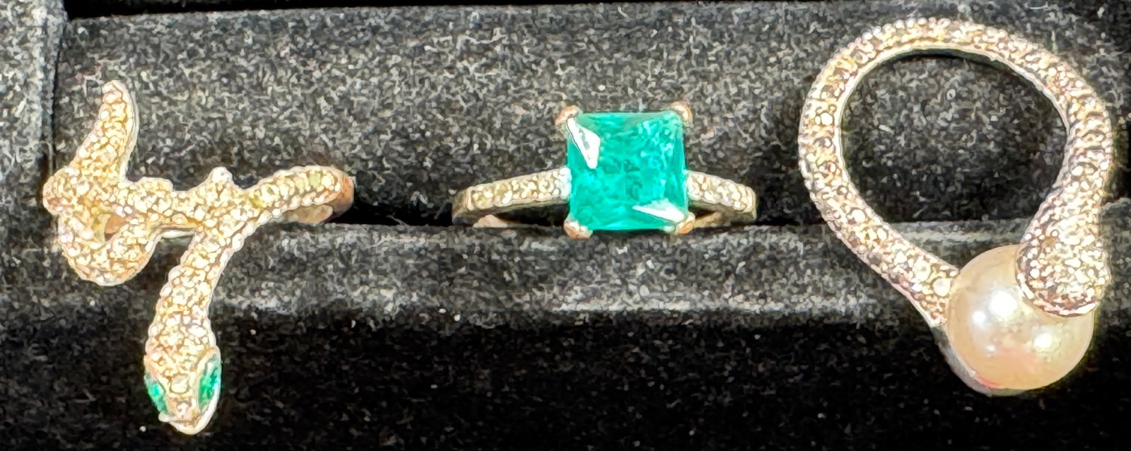 Assorted Costume Rings - 6 Pieces - 6