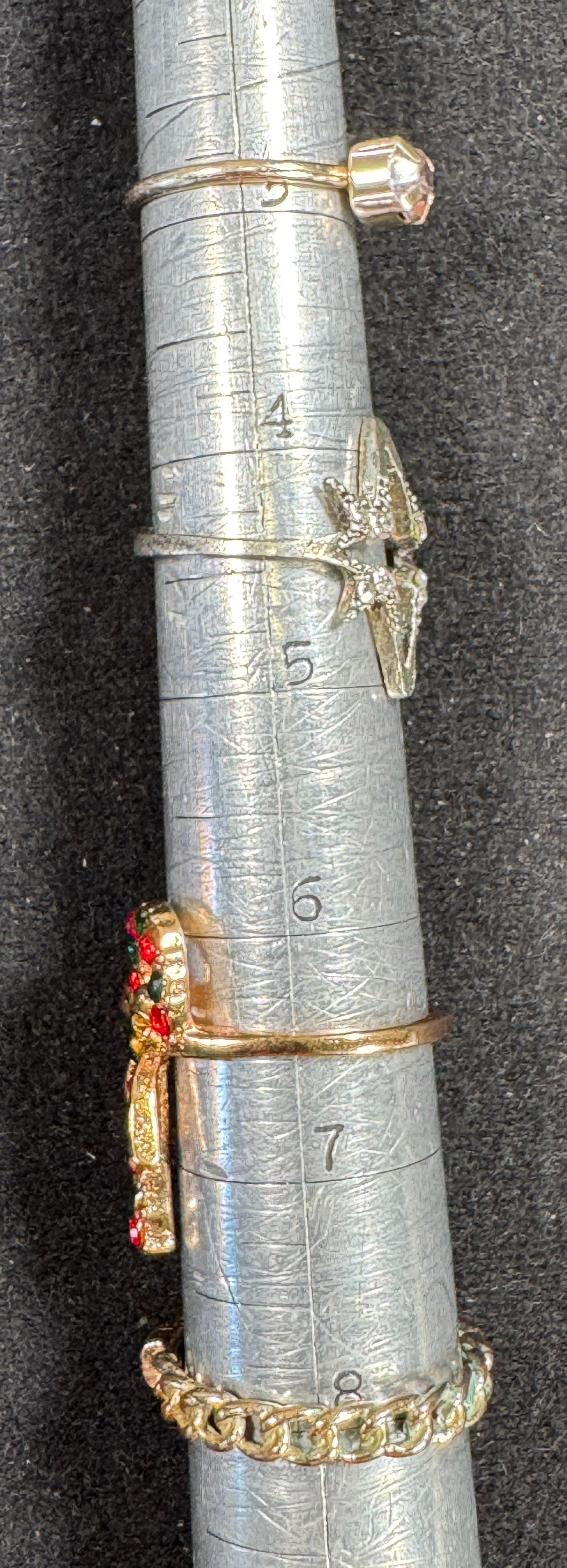 Assorted Fashion Rings - 6