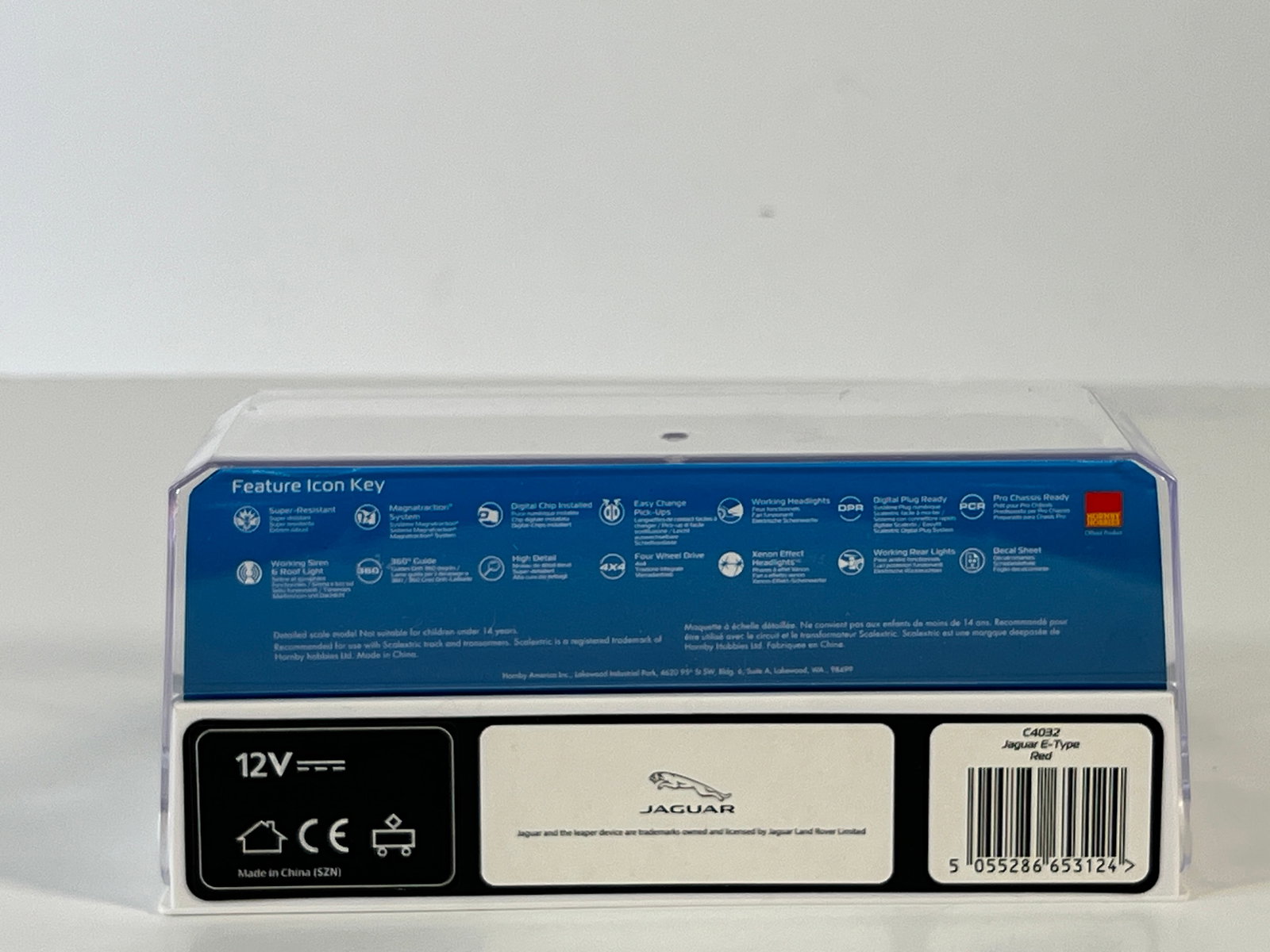 Scalextric Jaguar E-Type Red - 5