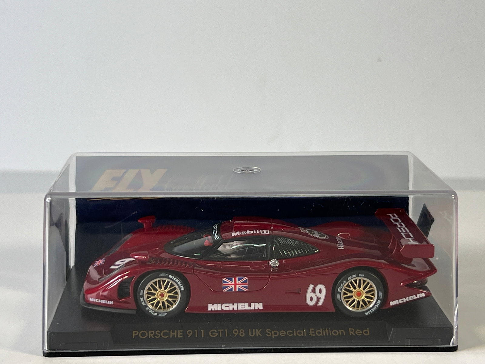 Fly Car Model Porsche 911 GT1 98 UK Special Edition Red #69 (1 of 5)