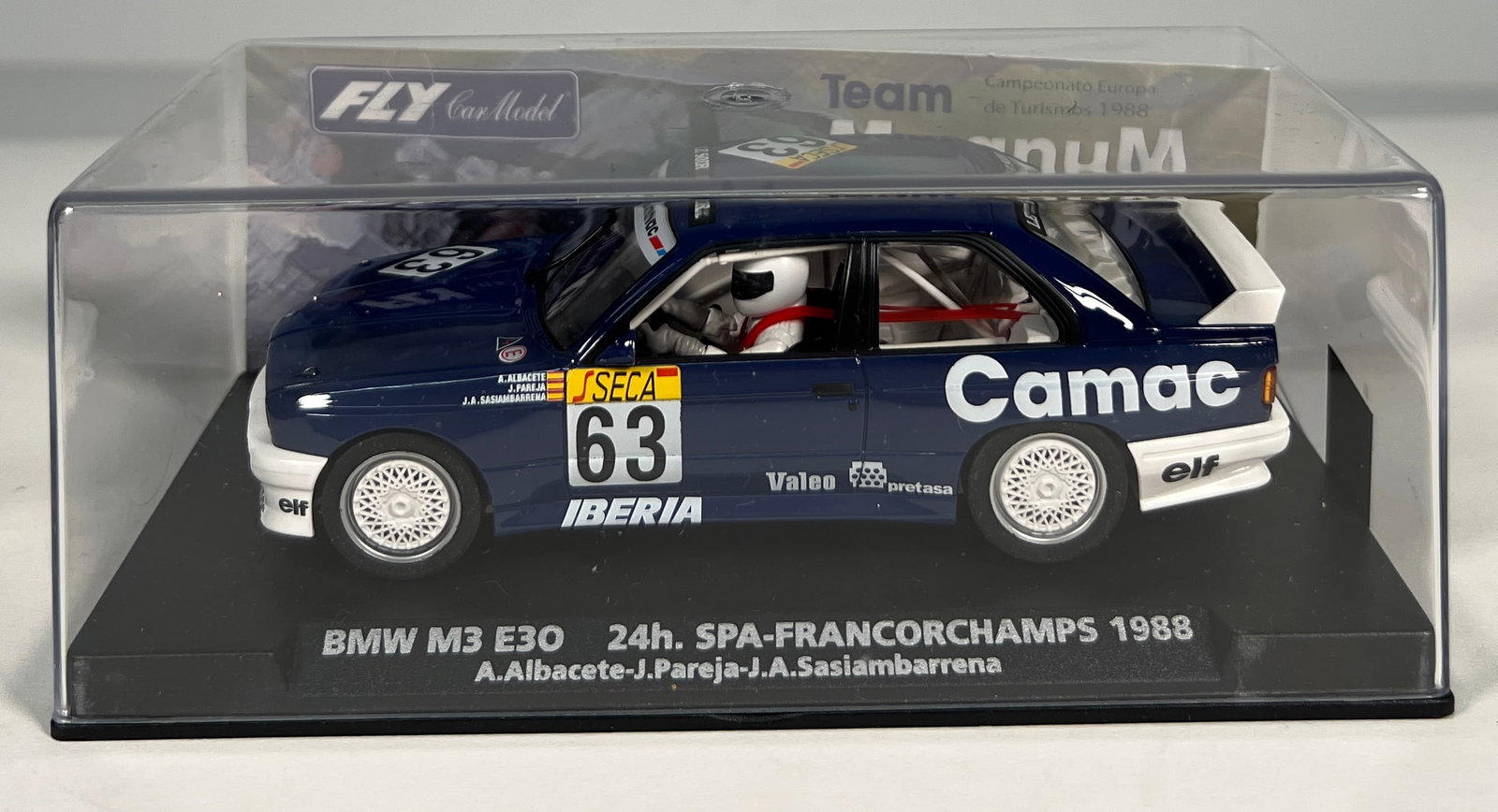 Fly Car Model BMW M3 E30 24h Spa-Francorchamps 1988 #63 (1 of 5)