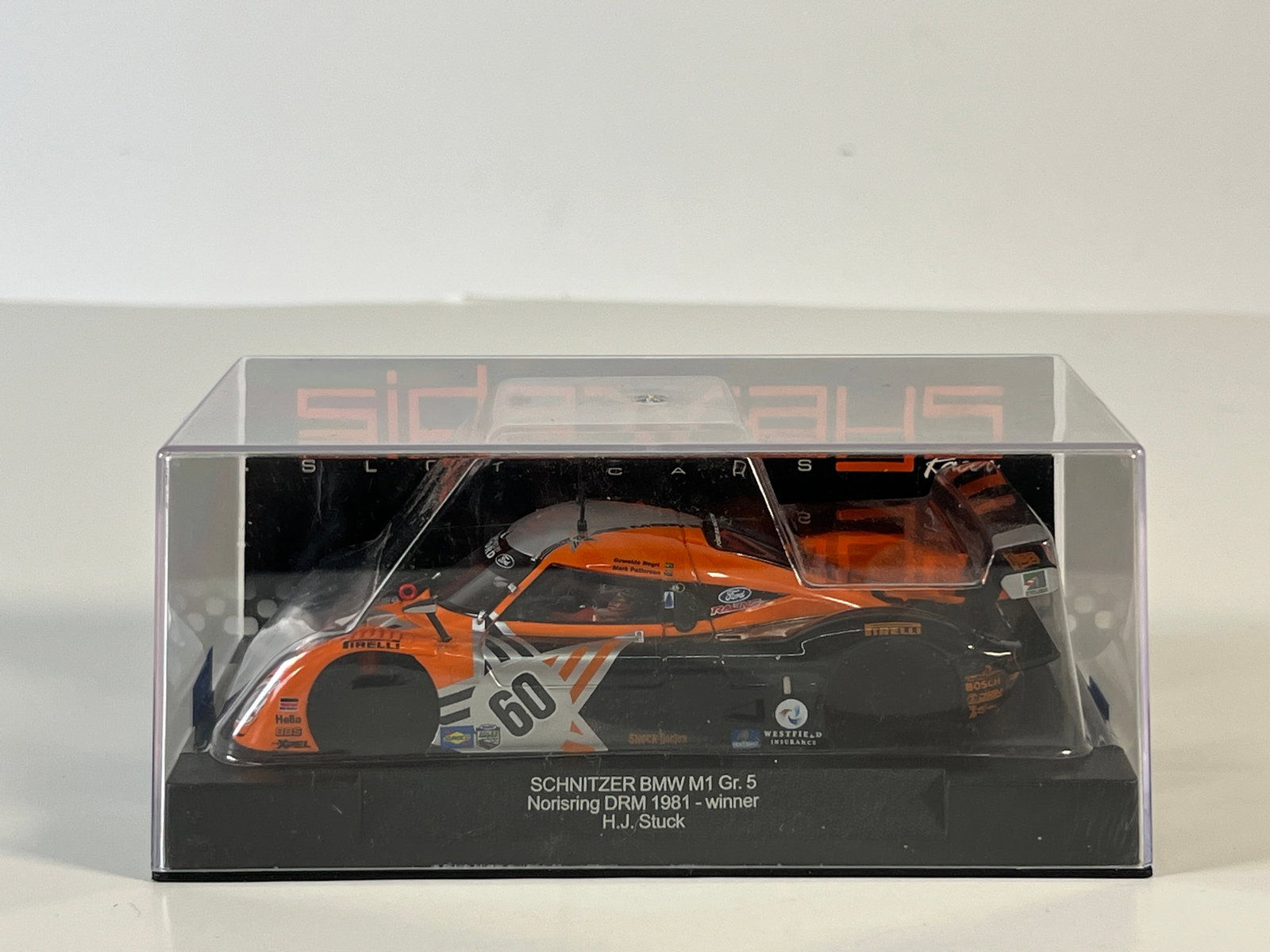 Sideways Racer Schnitzer BMW M1 Gr. 5 Norisring DRM 1981 Winner #60 (1 of 5)