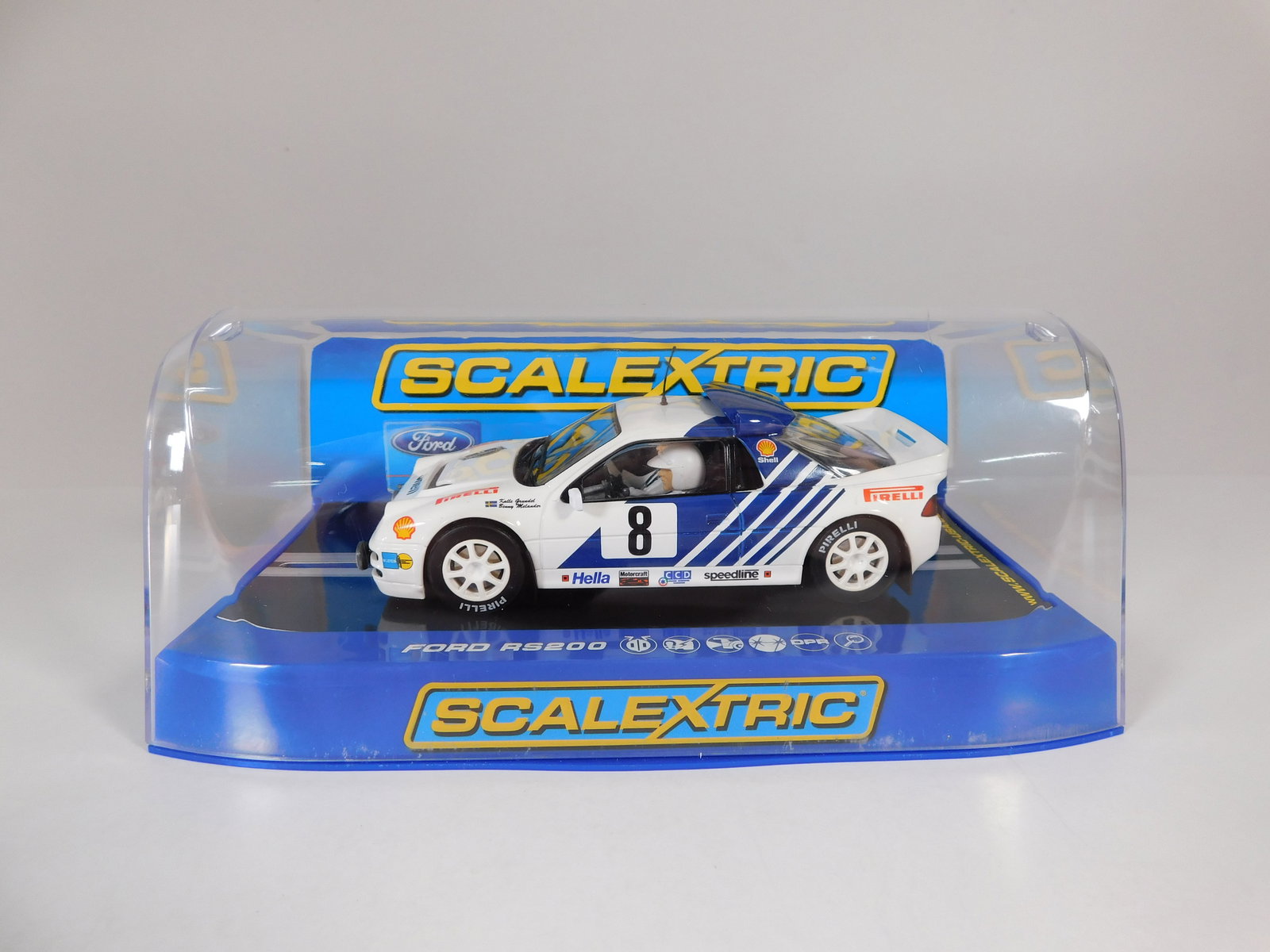 Scalextric Ford RS200 1986 Rally of Sweden #8 (1 of 7)