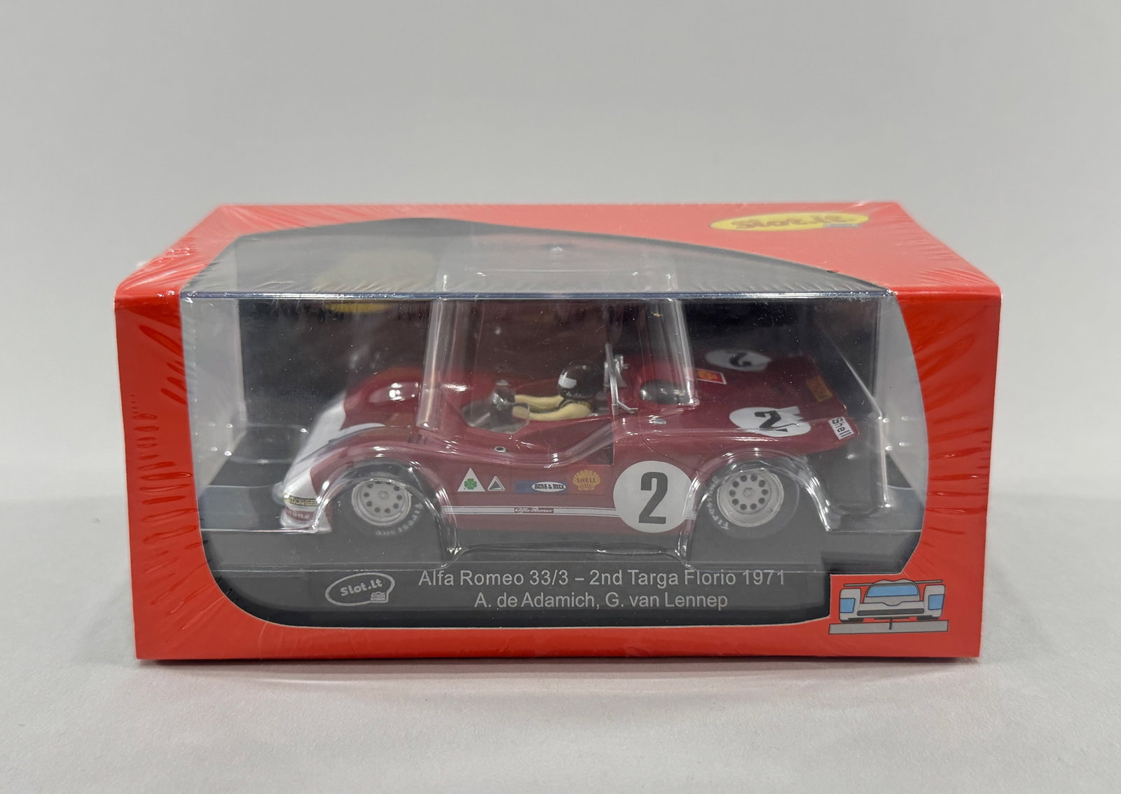 Slot.it Alfa Romeo 33/3 - 2nd Targa Florio 1971 #2 (1 of 6)