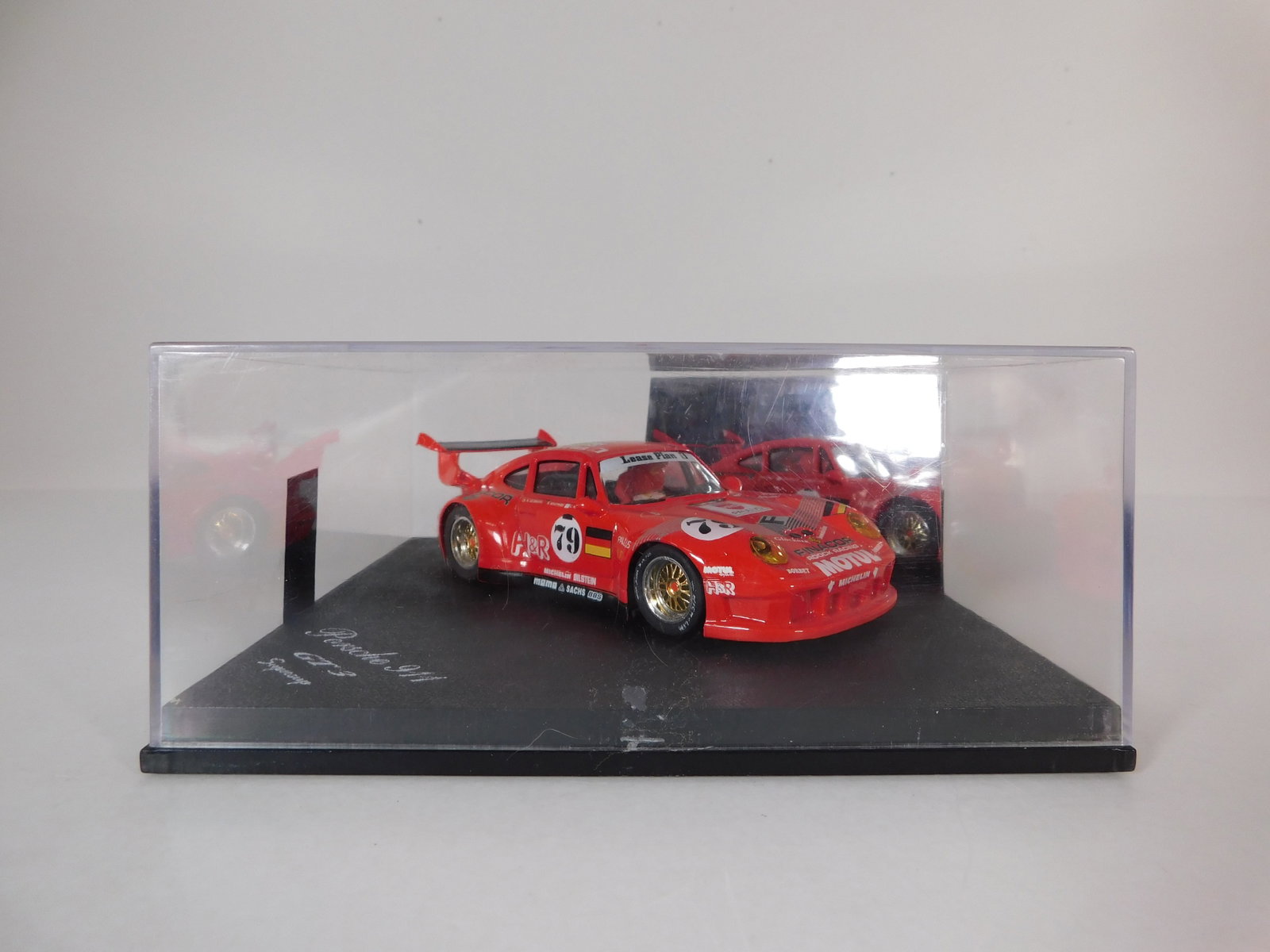 ProSlot Porsche 911 GT3 Supercup #79: Porsche 911 GT3 Supercup #79 Motul 1/32 Slot Car. Reference #PS1013, with original case. Weight: 9.2 oz.