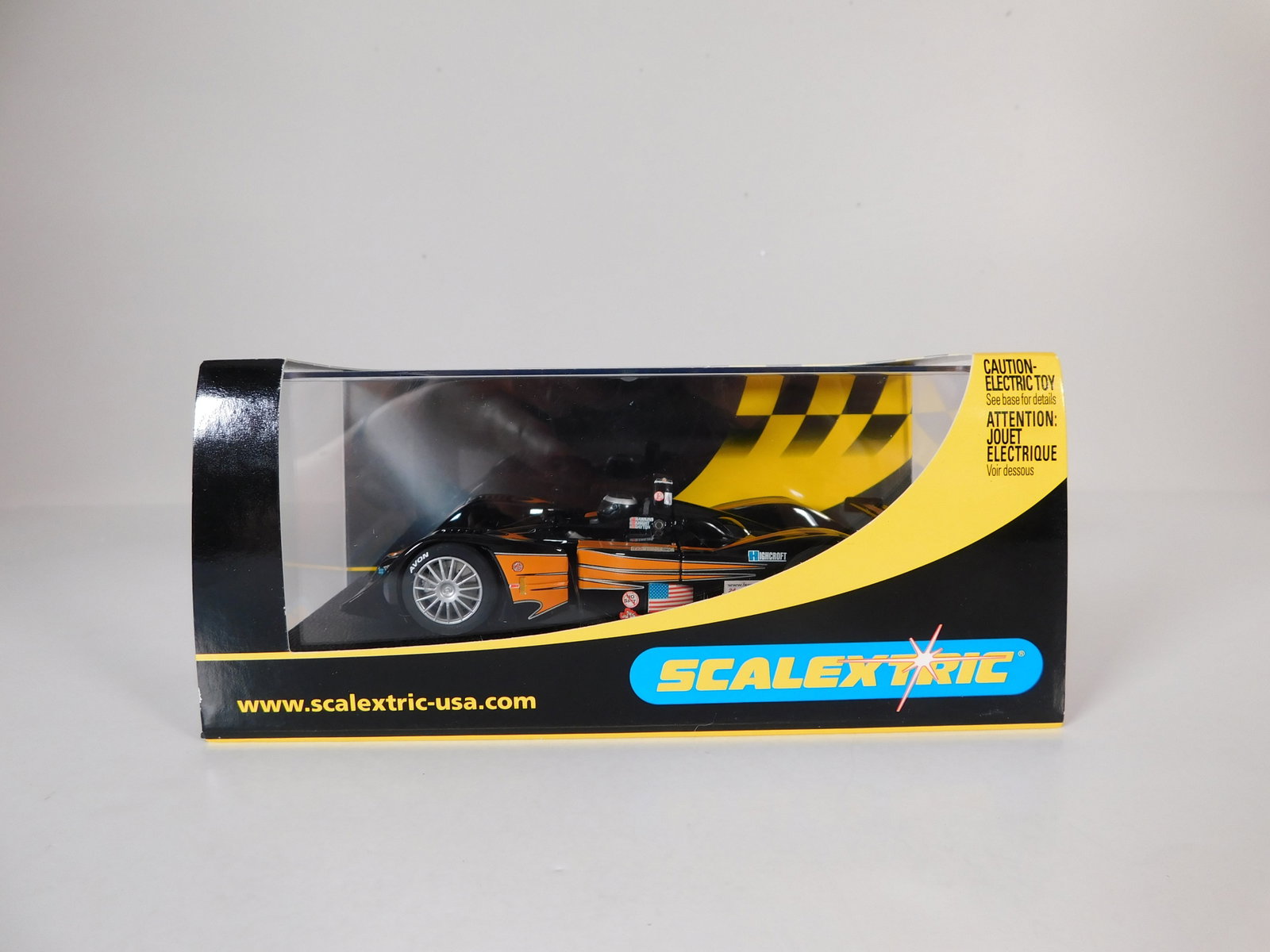 Scalextric Knighthawk MG Lola #30: Scalextric Knighthawk MG Lola #30 1/32 Slot Car. Reference #C2367, with original case. Weight: 7.6 oz.