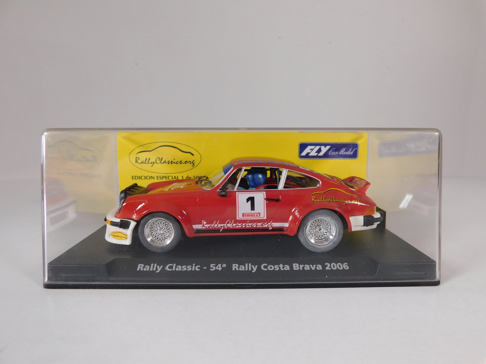 Fly Car Model Rally Classic 54th Rally Costa Brava 2006 #1: Fly Car Model Rally Classic 54th Rally Costa Brava 2006 #1 Lloret de Mar 1/32 Slot Car, E-931. Reference #96099, with original case. Weight: 6.7 oz. 