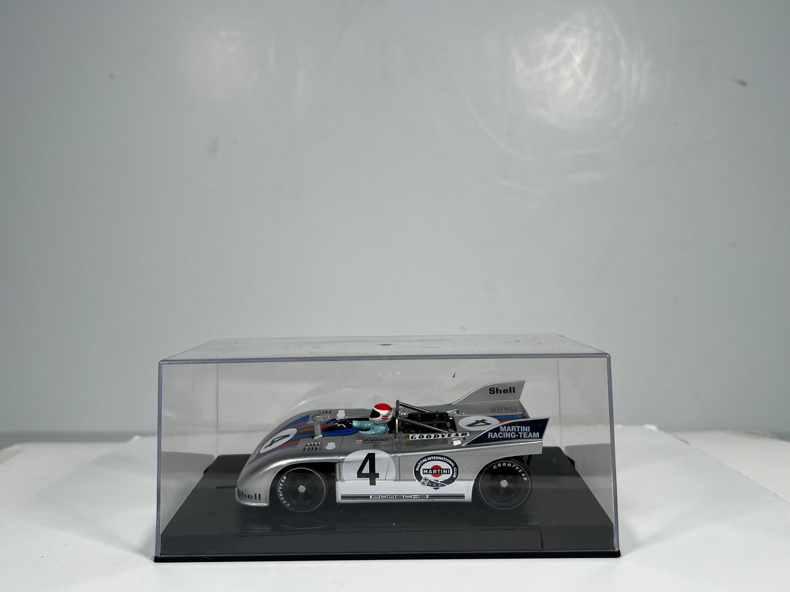 Fly Martini Racing Team Porsche #4: Fly Martini Racing Team Porsche #4 Shell 1/32 Slot Car, with original case. Weight: 6 oz.