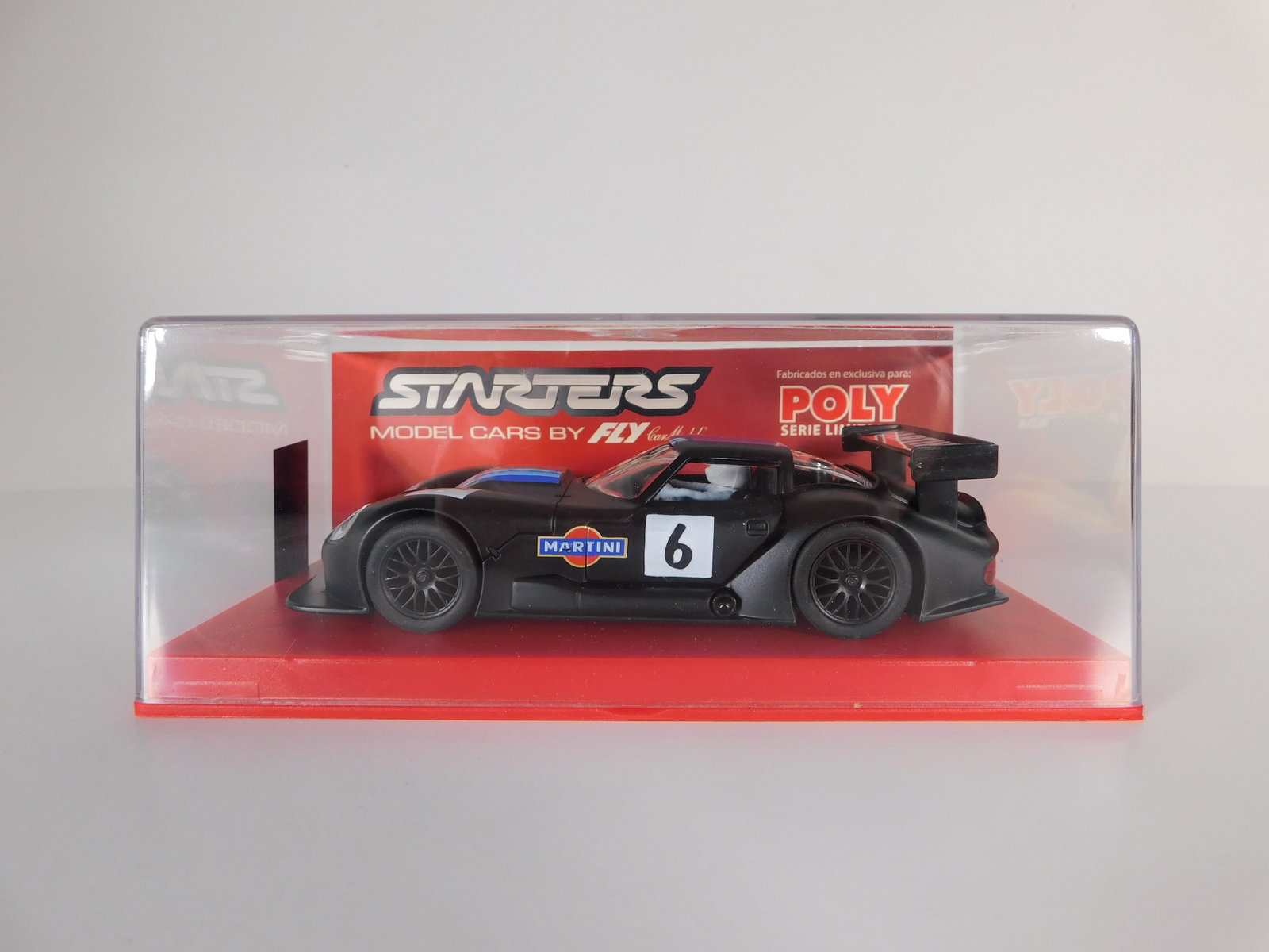 Fly Car Model Starters Marcos Martini #6: Fly Car Model Starters Marcos Martini #6 1/32 Slot Car. Reference #87005, with original case. Weight: 6.4 oz.