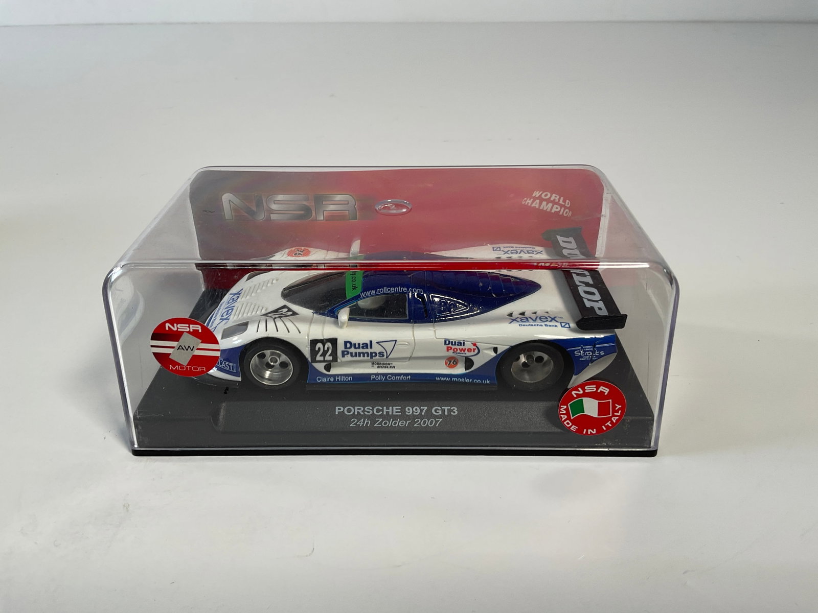 NSR Porsche 997 RSR Slotlandia Red GT3 24h Zolder 2007 #22 (1 of 5)