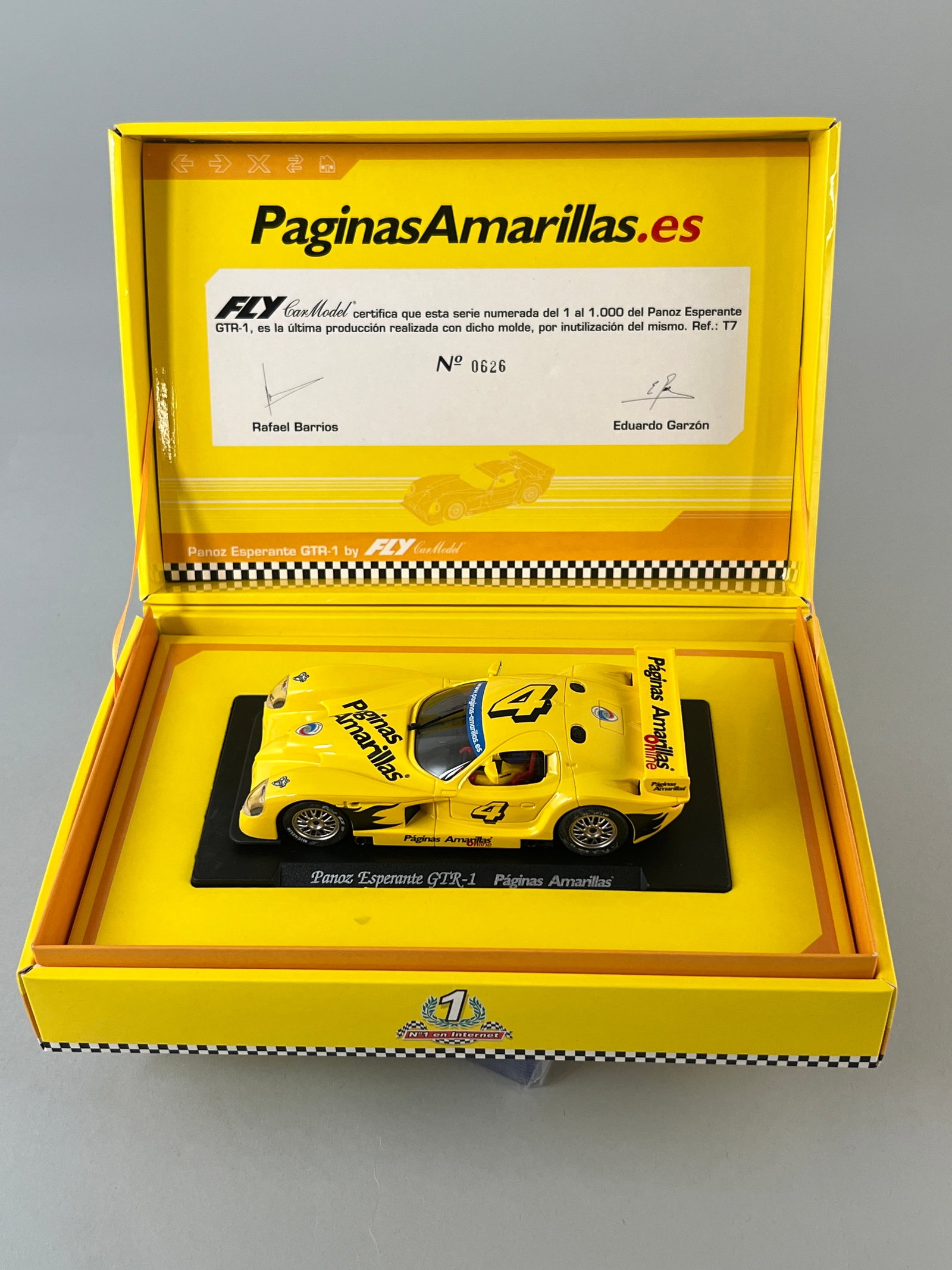 Fly Slot Car - Panoz Esperante GTR-1, Paginas Amarillas, Limited Edition #4 (1 of 13)