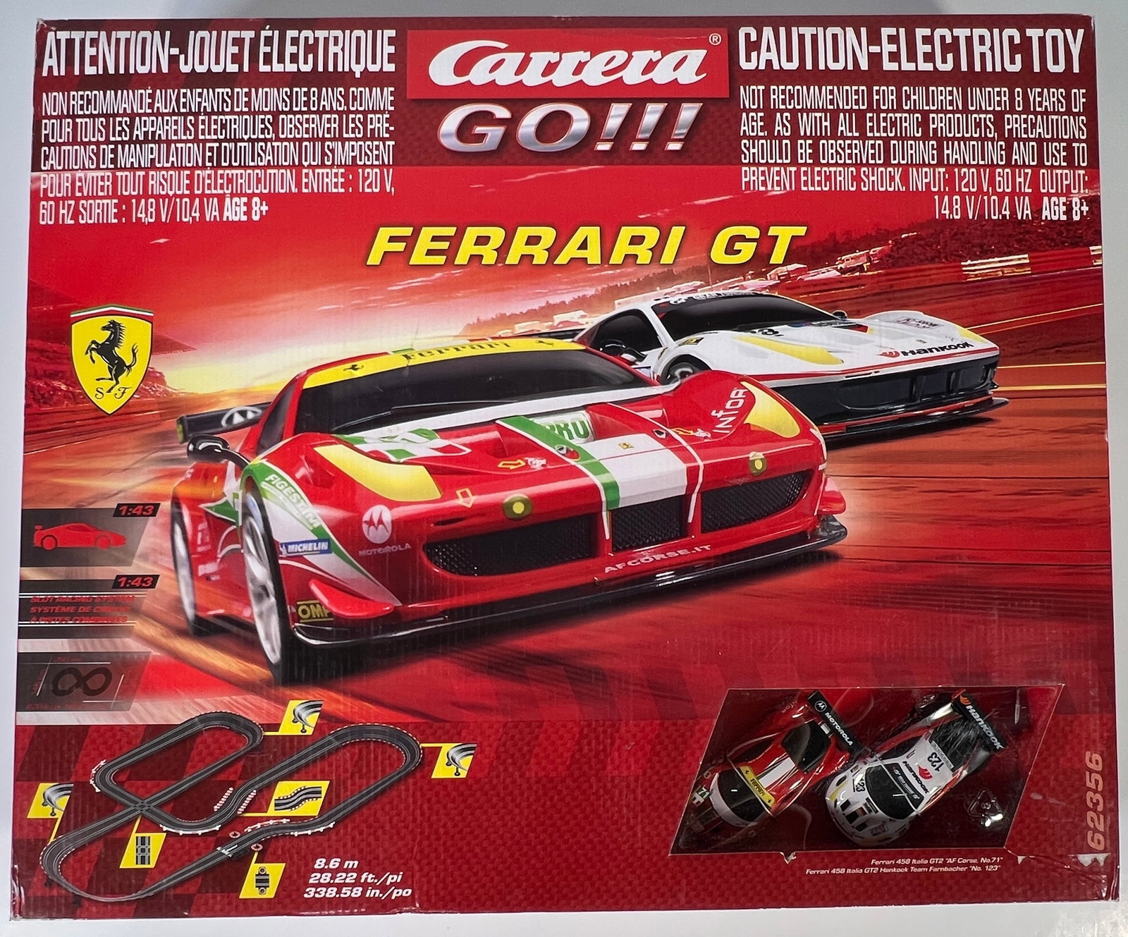 Carrera Go!!! Ferrari GT 1/43 Slot Car Set (1 of 3)