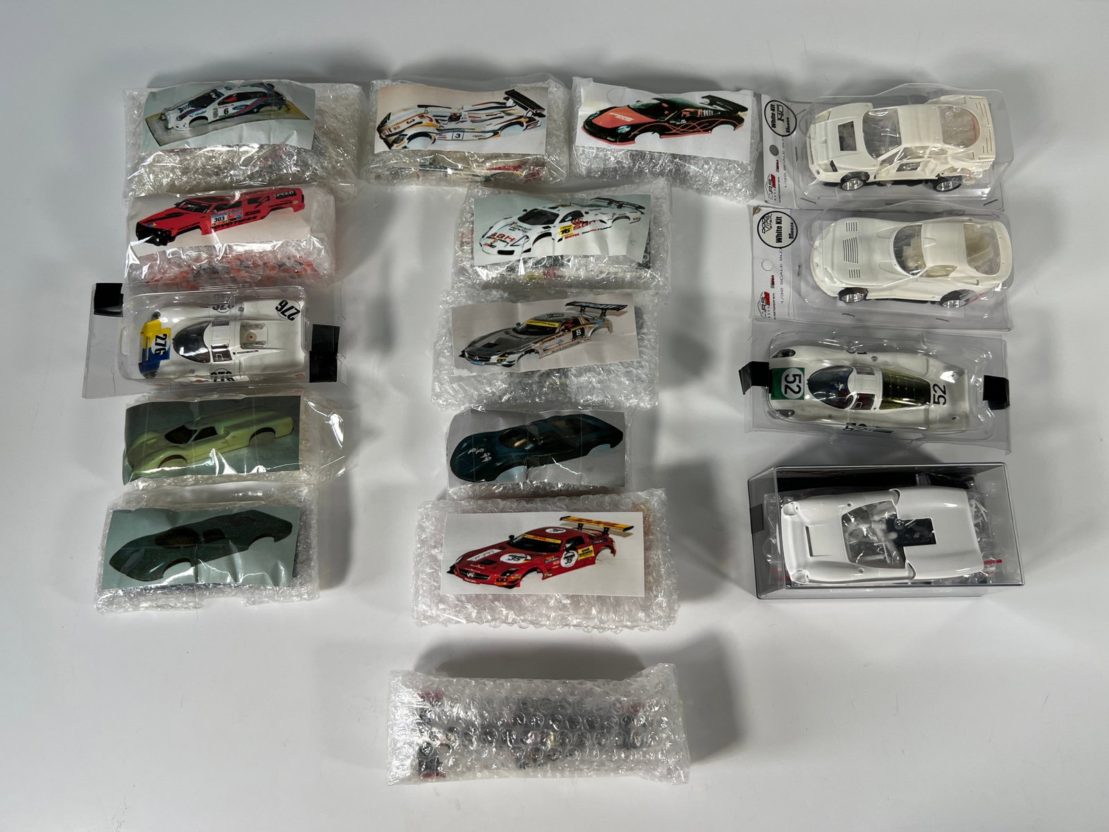1/32 Scale Slot Car Chassis and RevoSlot Kits - 16 Pieces (1 of 1)
