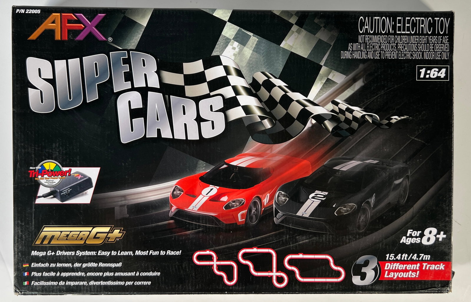 AFX Super Cars 1/64 Slot Car Racing (1 of 4)