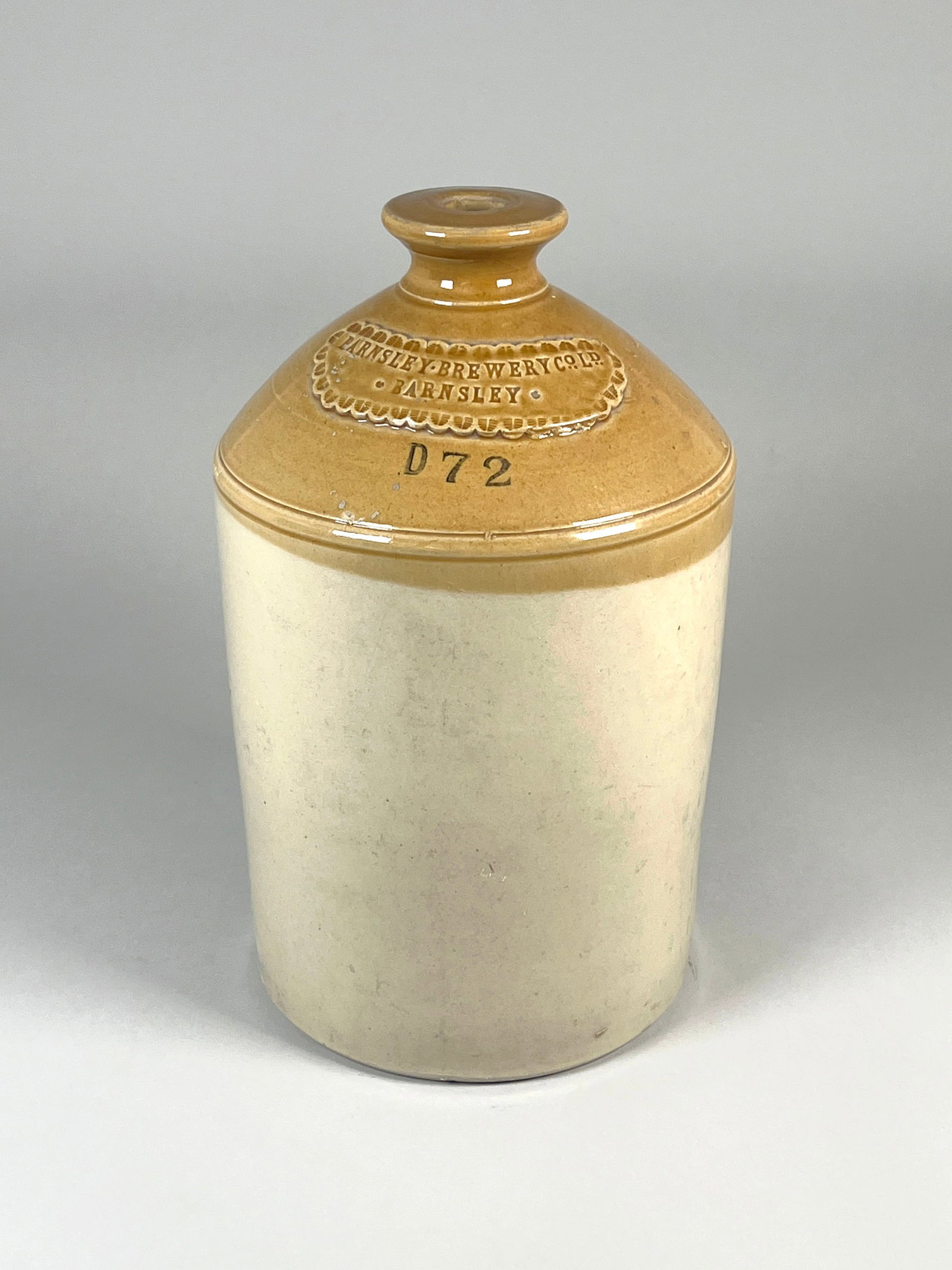 Antique Stoneware Bottle - Barnsley Brewery Co. (1 of 6)