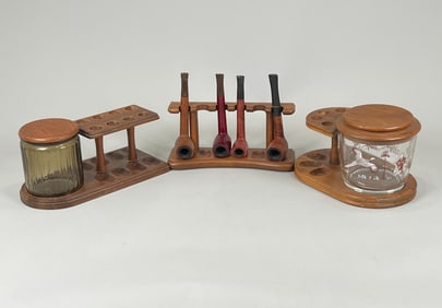 Group of Smoking Pipes and Accessories