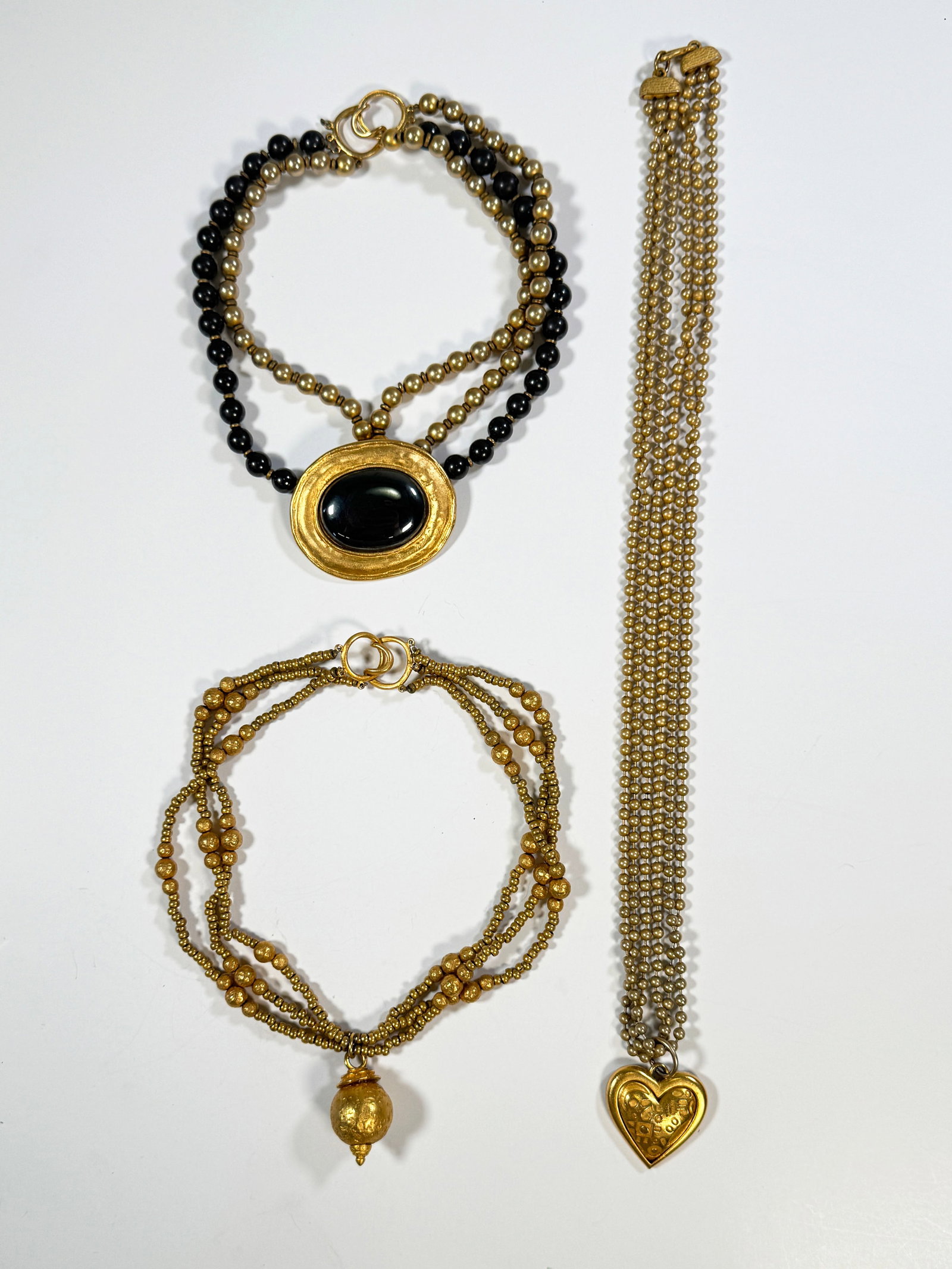Group of Three Costume Necklaces (1 of 7)