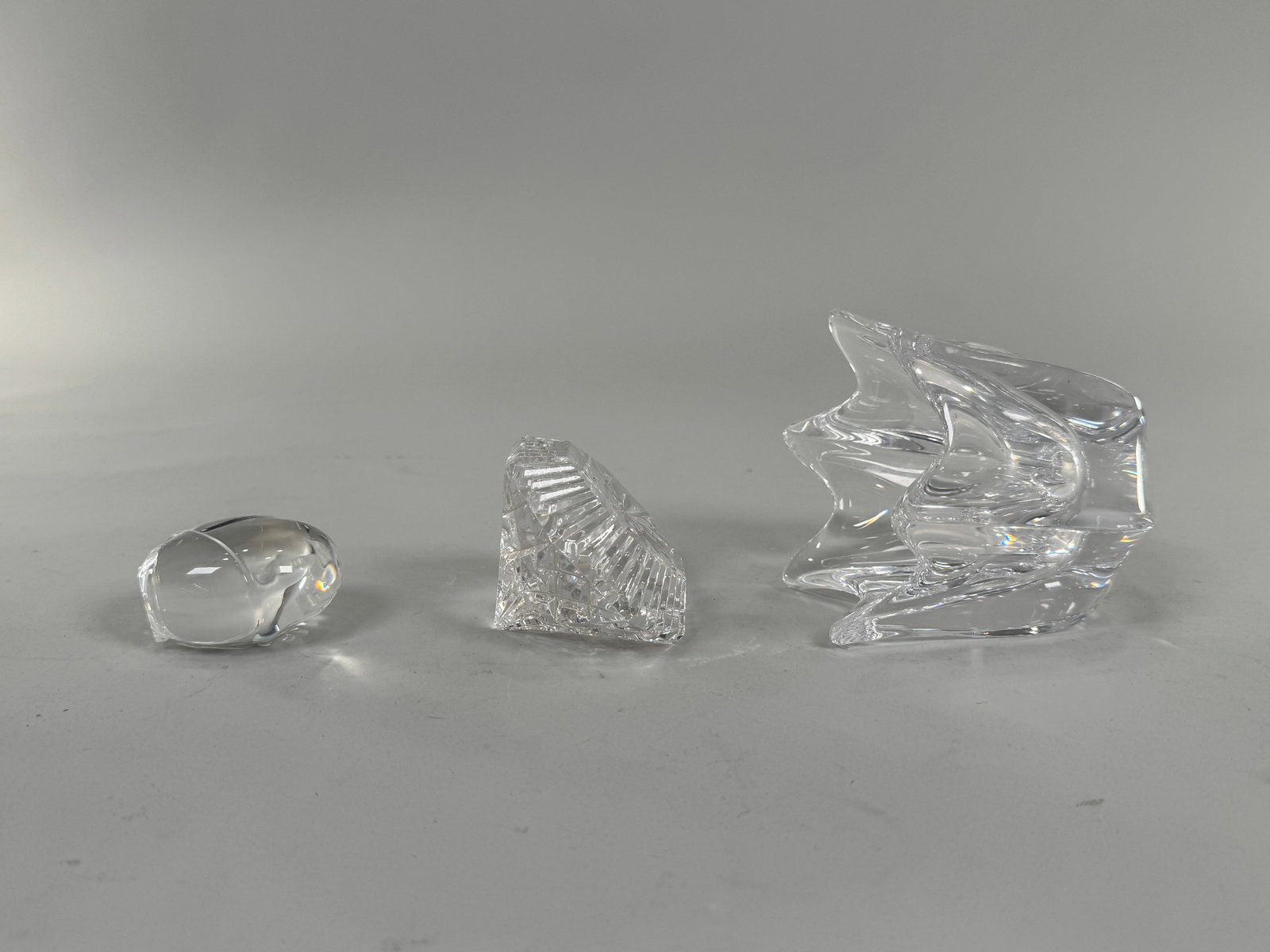 Three Crystal Decorative Items - 5